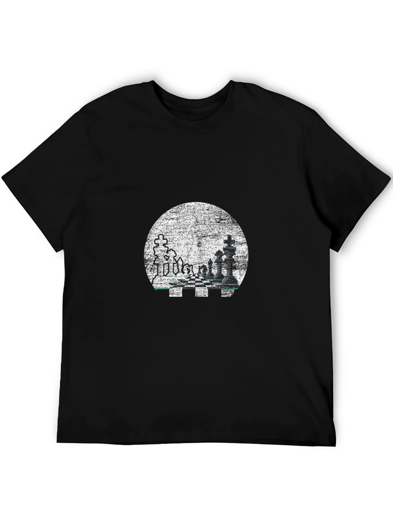 Black Chess Graphic T-Shirt - Stylish Cotton Tee view 5