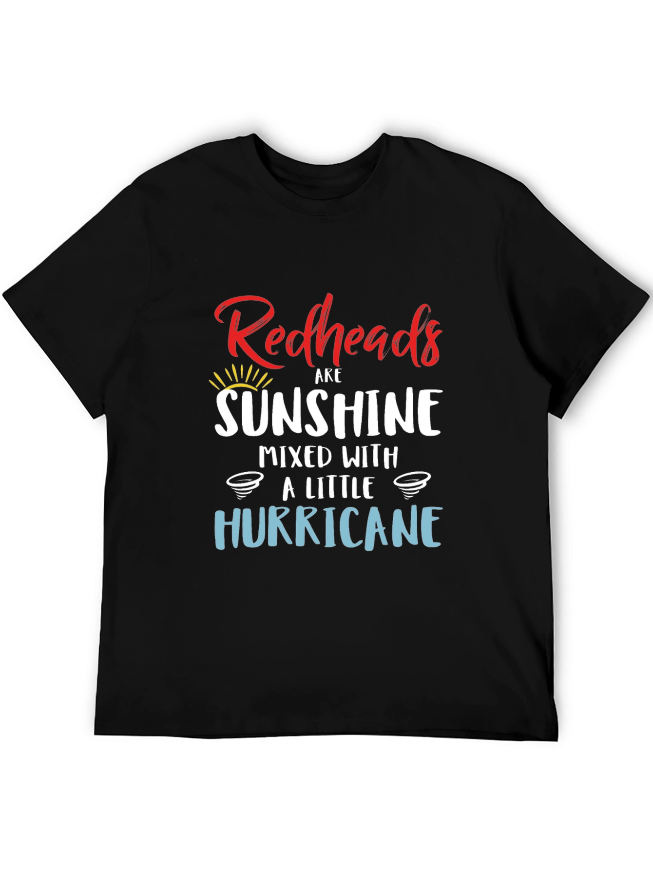 Black Redheads Sunshine Hurricane Black T-Shirt view 5