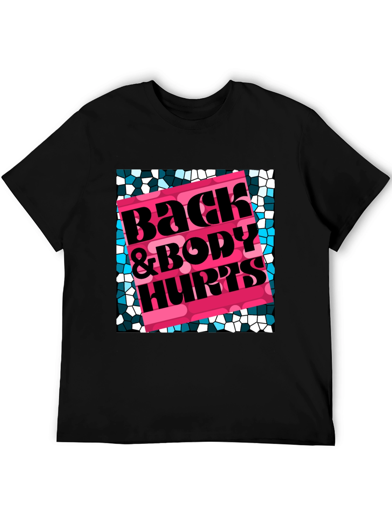 Black Back & Body Hurts Graphic T-Shirt view 5