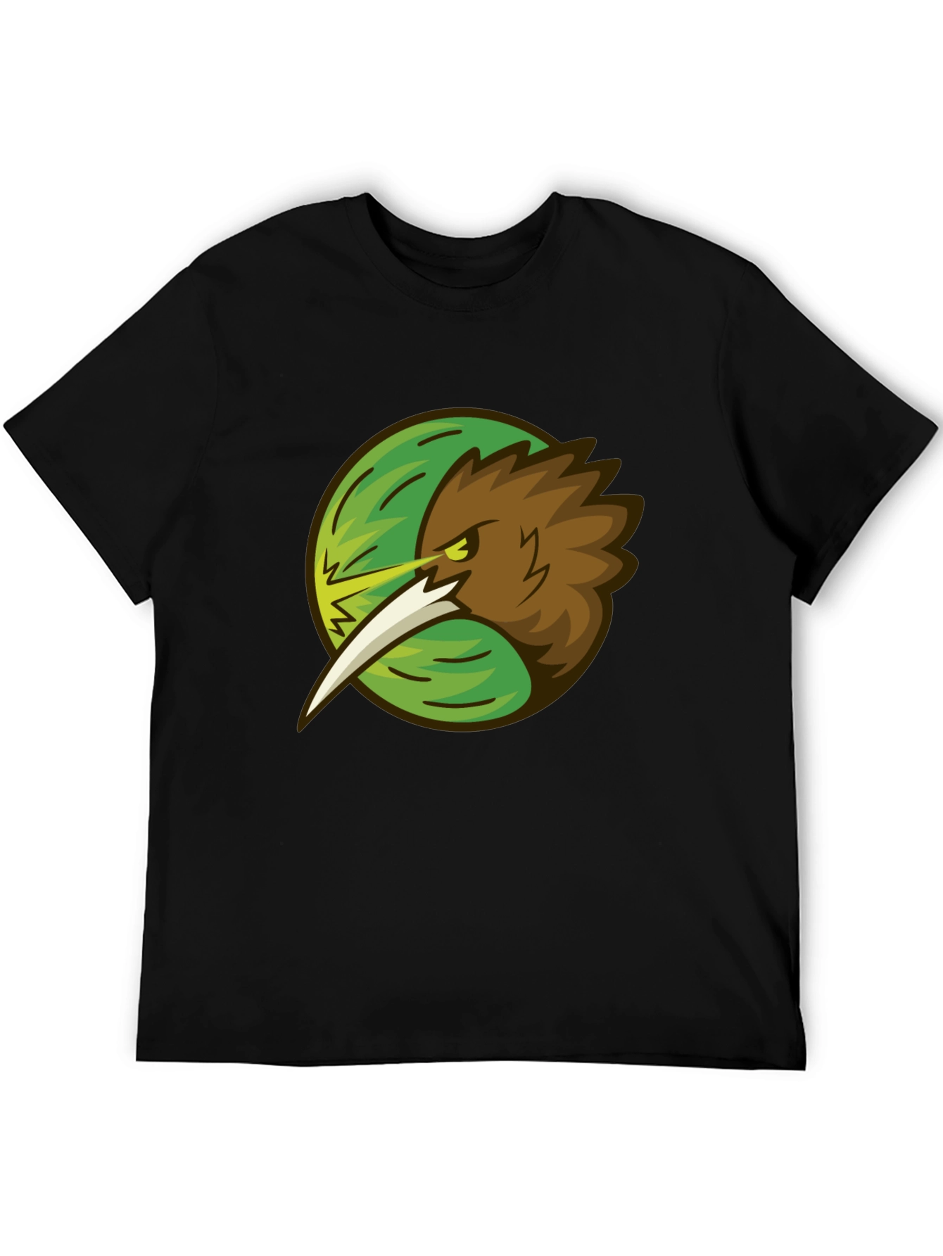 Black Kiwi Bird Graphic Tee - Stylish Black T-Shirt view 5