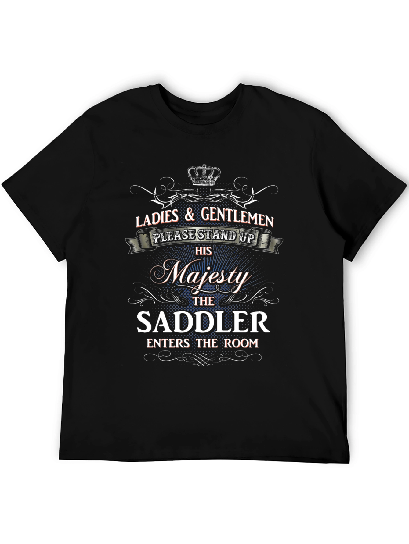 Black Majesty the Saddler T-Shirt view 5