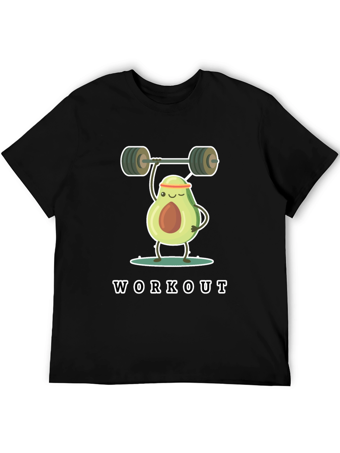 Black Avocado Workout Black T-Shirt view 5