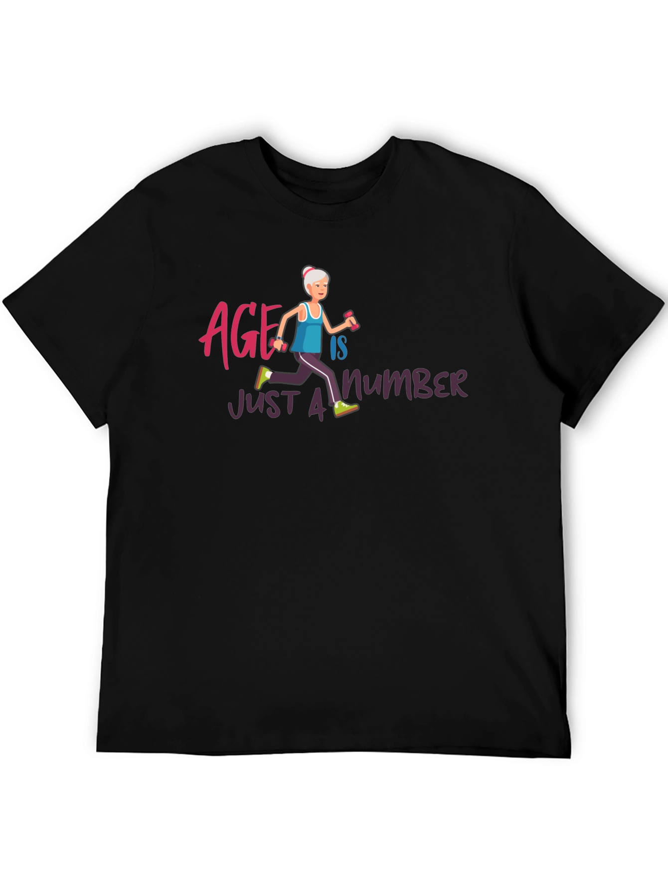 Black Age is Just a Number T-Shirt view 5