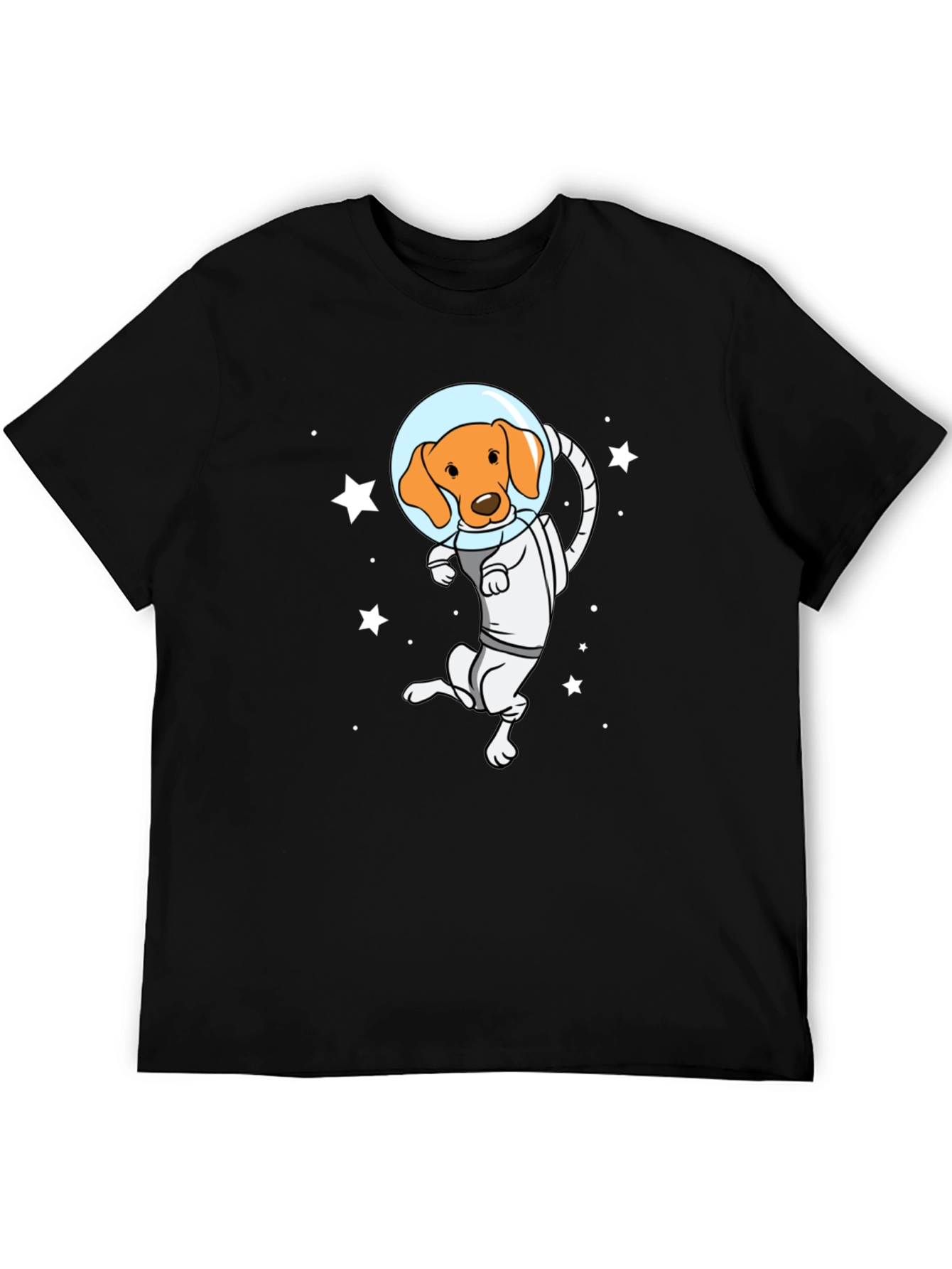 Black Dog Astronaut Graphic T-Shirt view 5