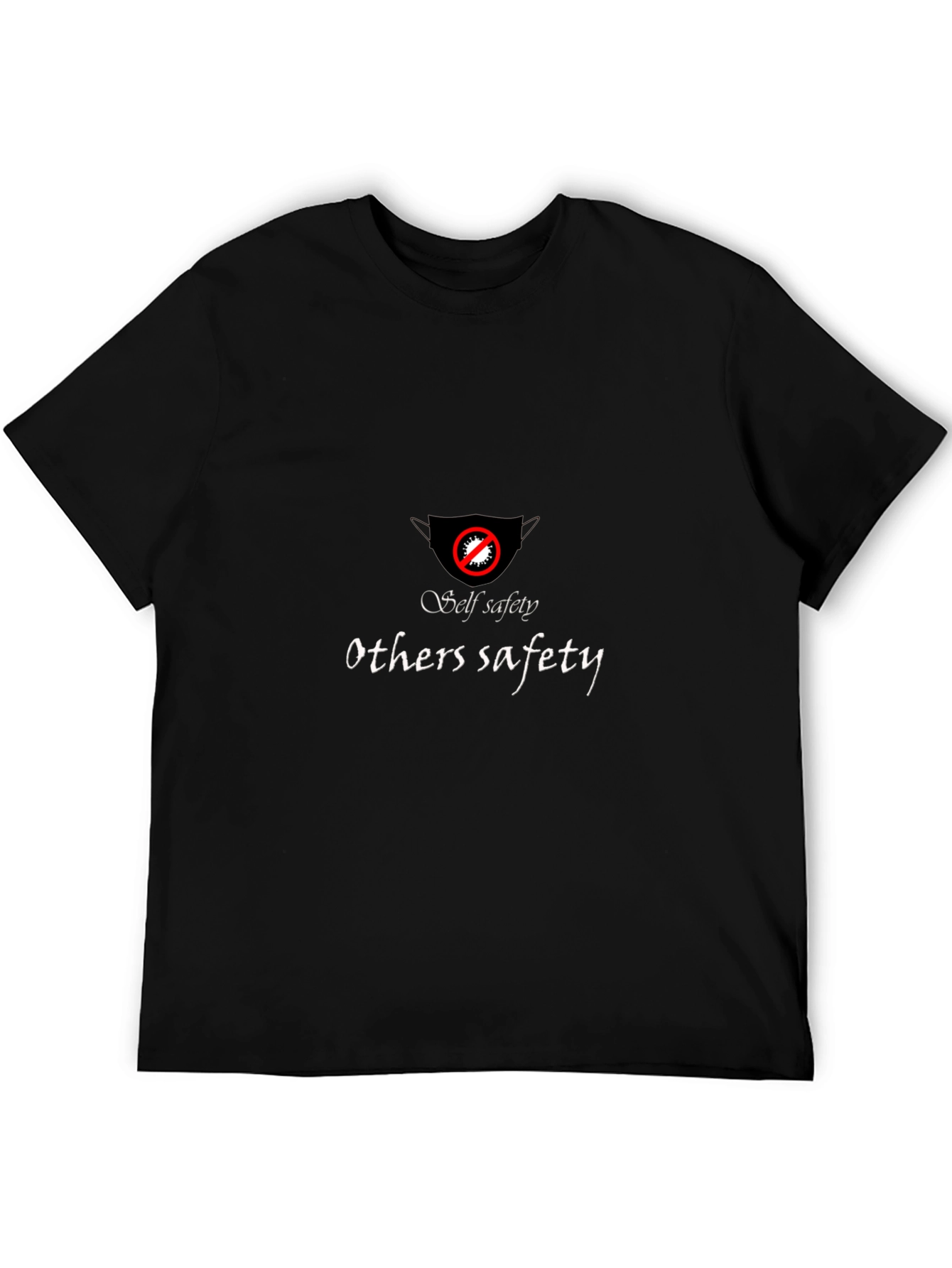Black Safety First Graphic Tee view 5