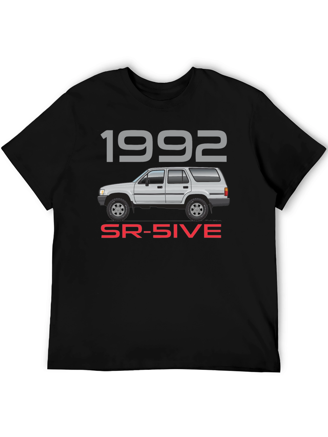 Black 1992 SR-5IVE Truck T-Shirt view 5