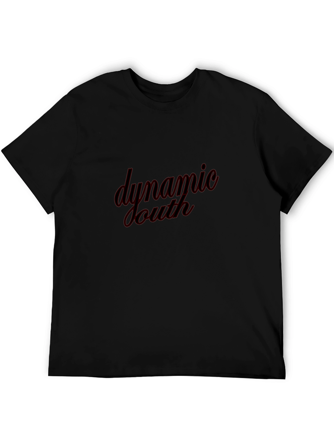 Black Dynamic Youth Black T-Shirt view 5