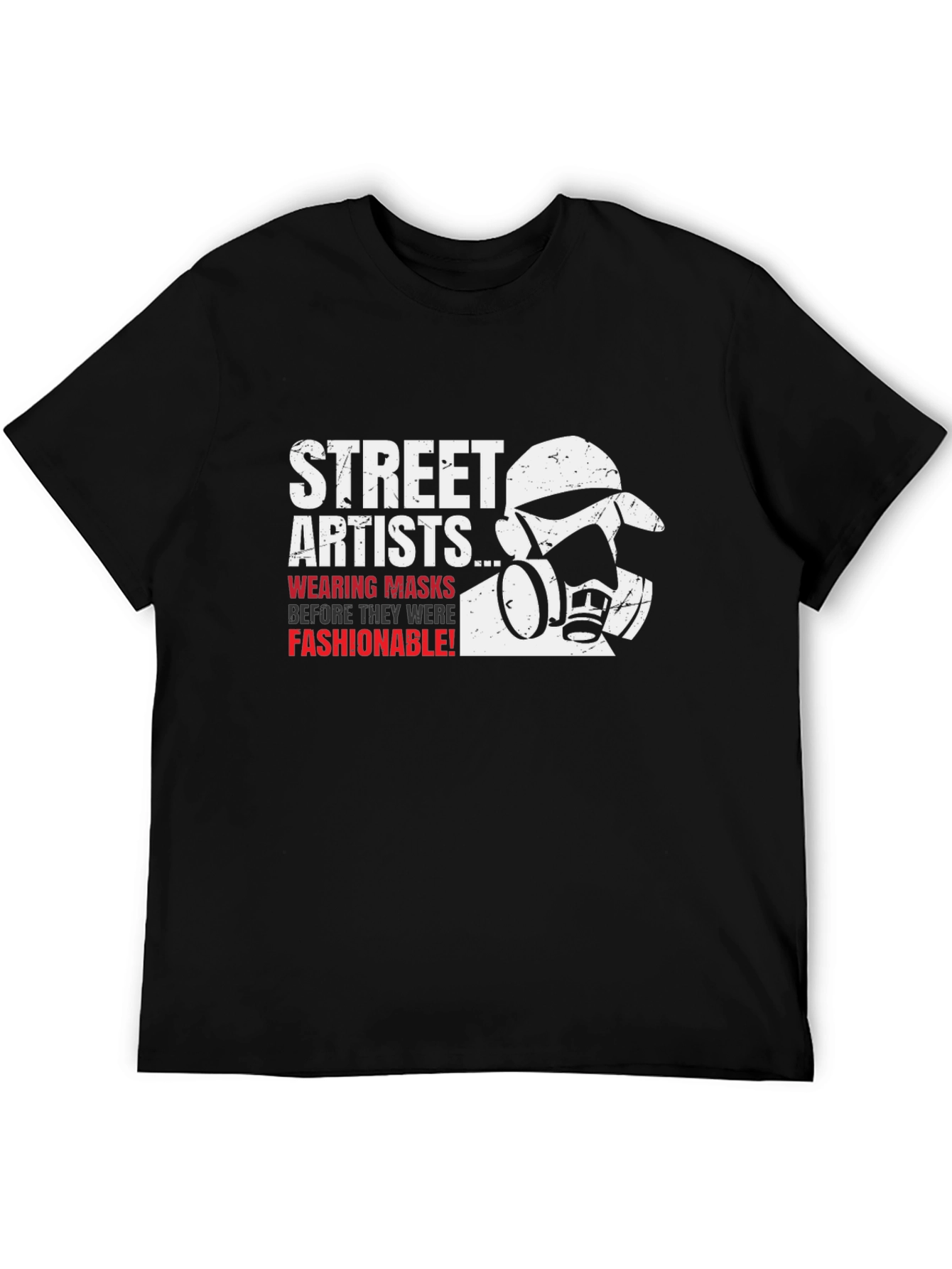 Street Artists Mask T-Shirt - Graffiti Style - 5