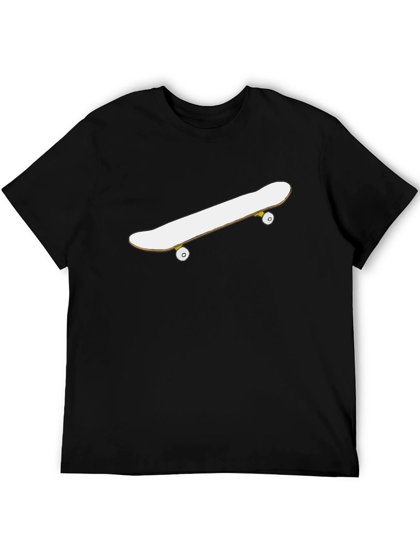 Black Skateboard Graphic Tee - Cool Casual Style view 5