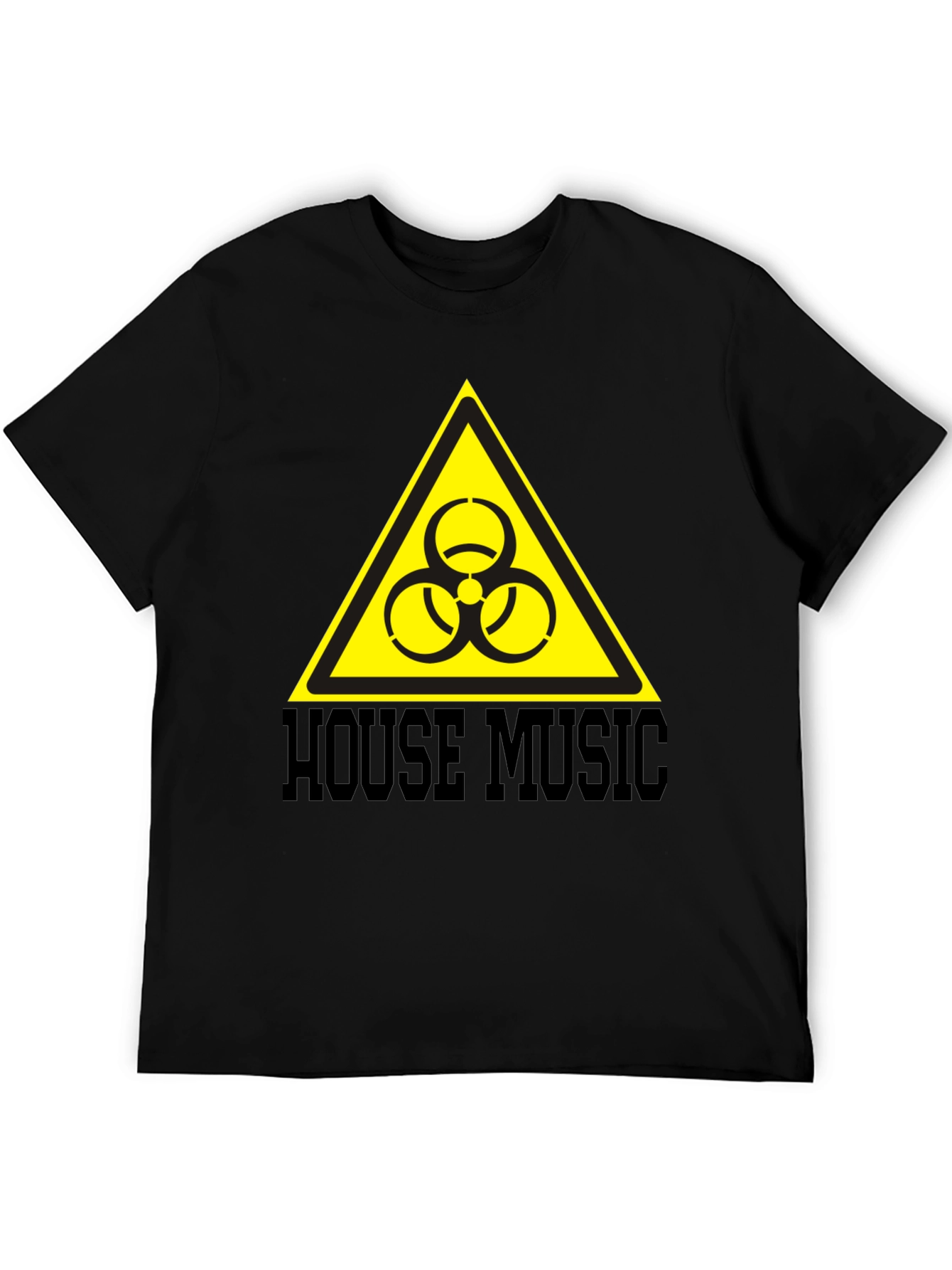 Black House Music Biohazard T-Shirt - Caution: May Cause Dancing! view 5