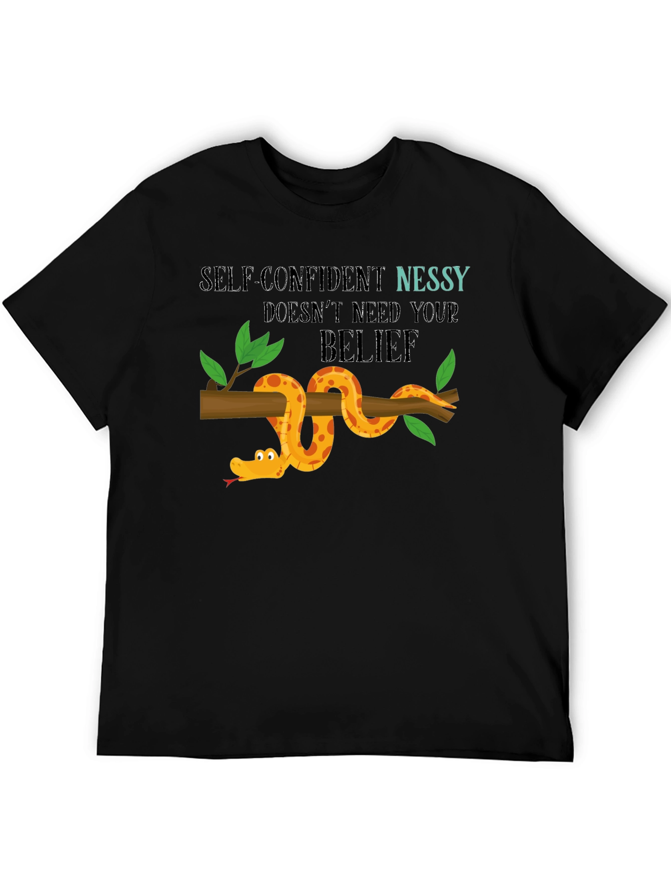 Black Self-Confident Nessy T-Shirt view 5