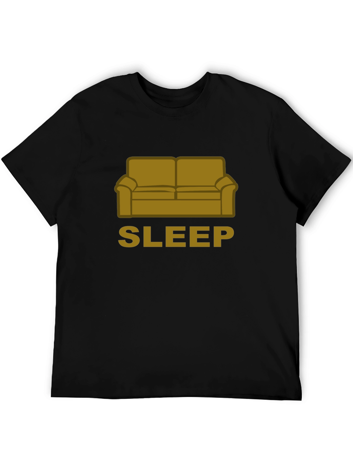 Black Couch Sleep T-Shirt - Relaxing Comfort Style view 5