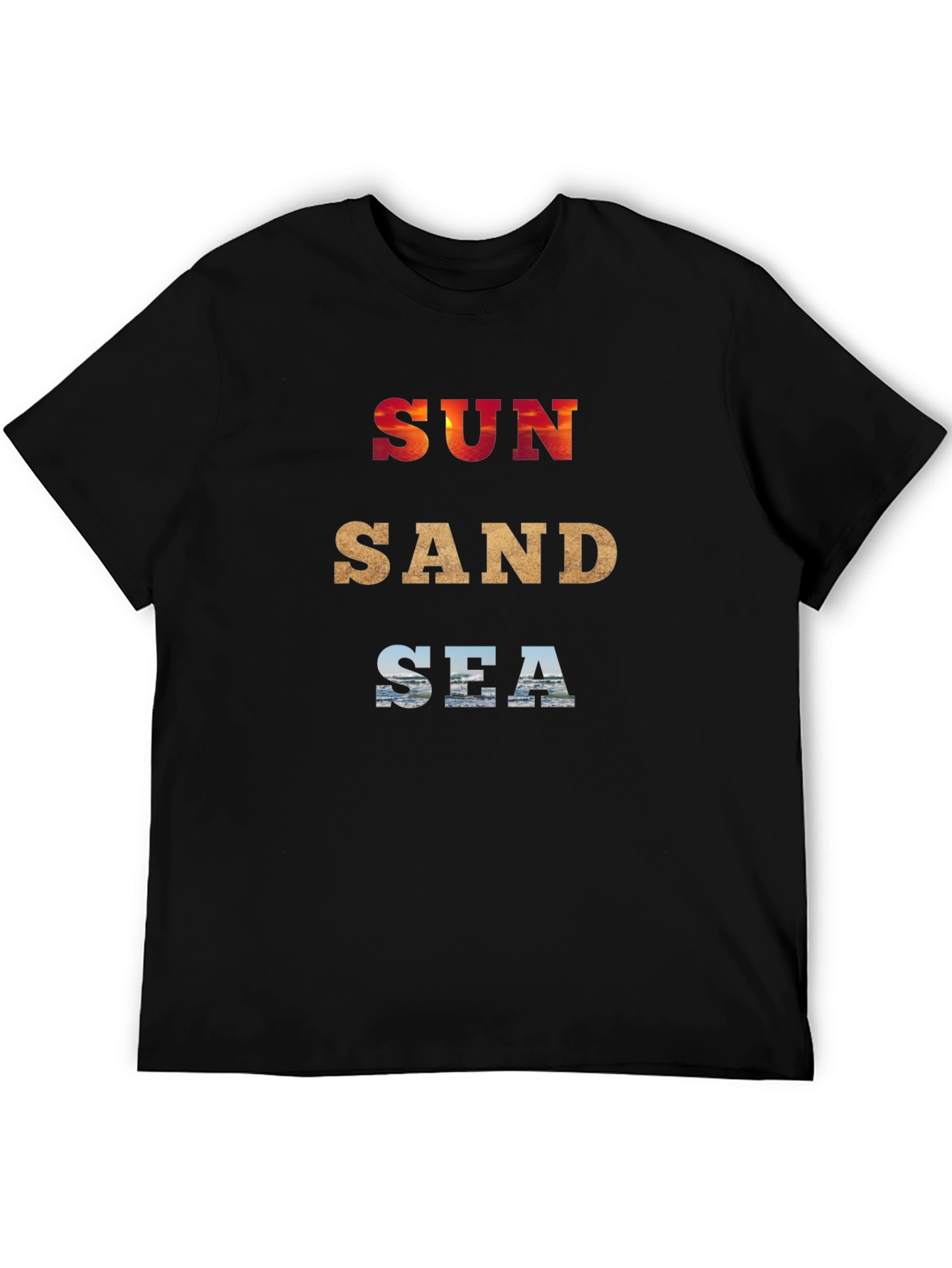 Black Sun Sand Sea Graphic Tee - Summer Ready! view 5