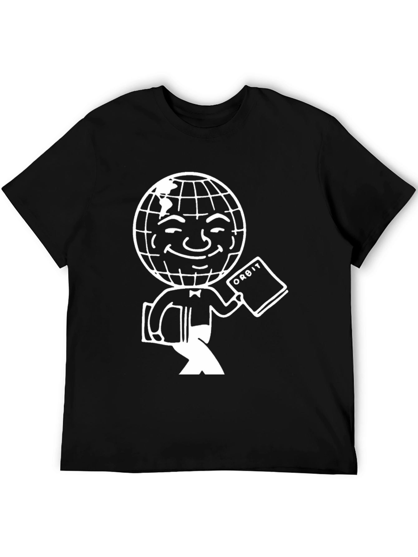 Black Orbit Man Black Graphic Tee view 5