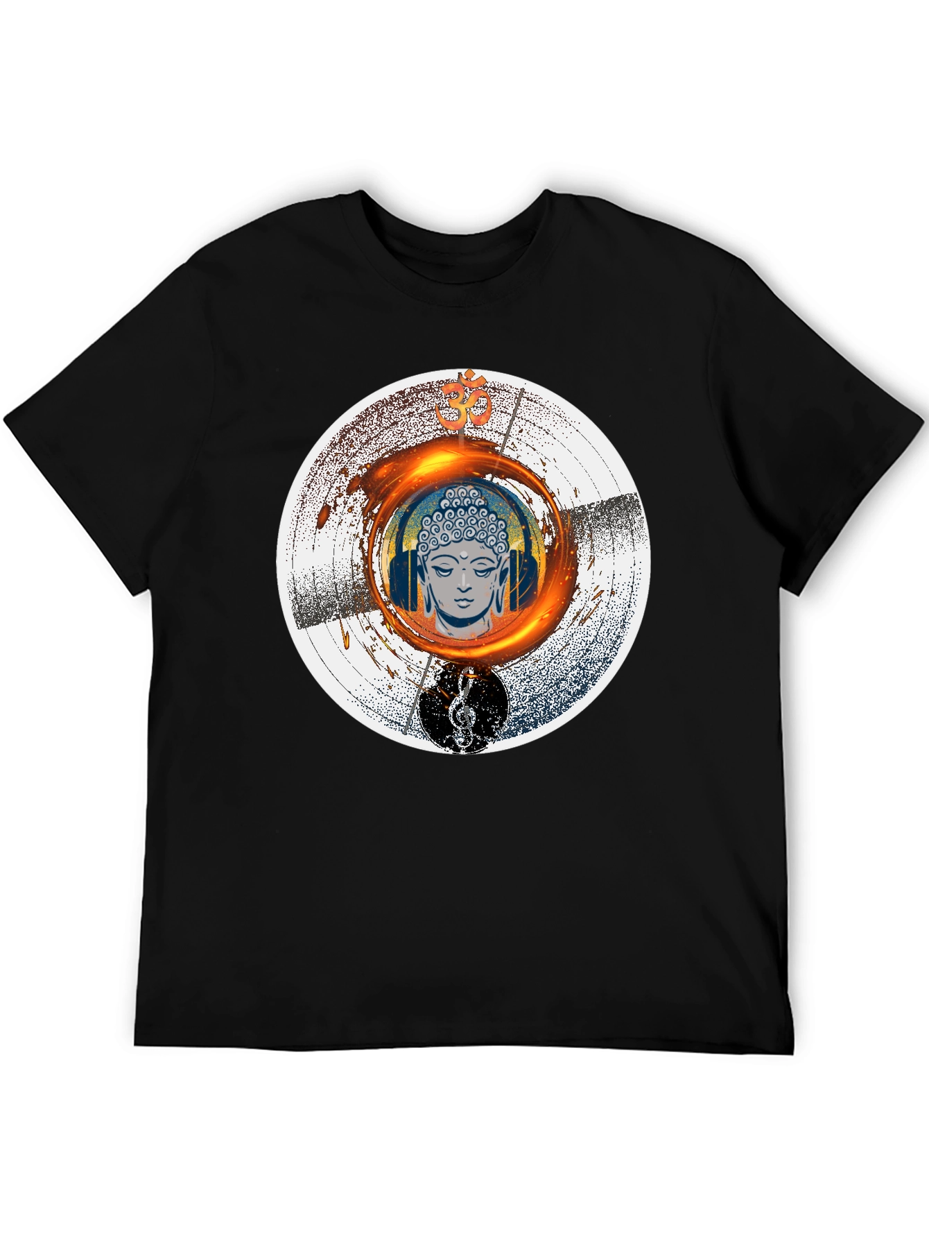 Buddha Music T-Shirt - Meditation Zen Graphic Tee - 5