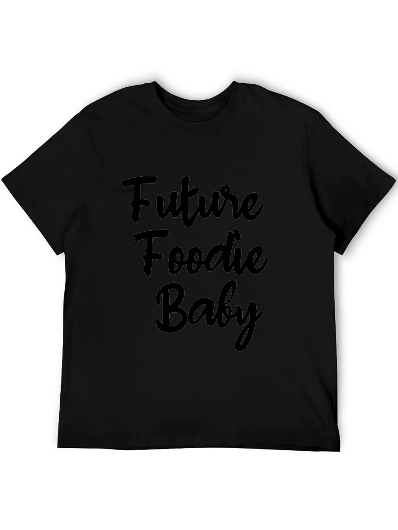 Black Future Foodie Baby Black T-Shirt view 5