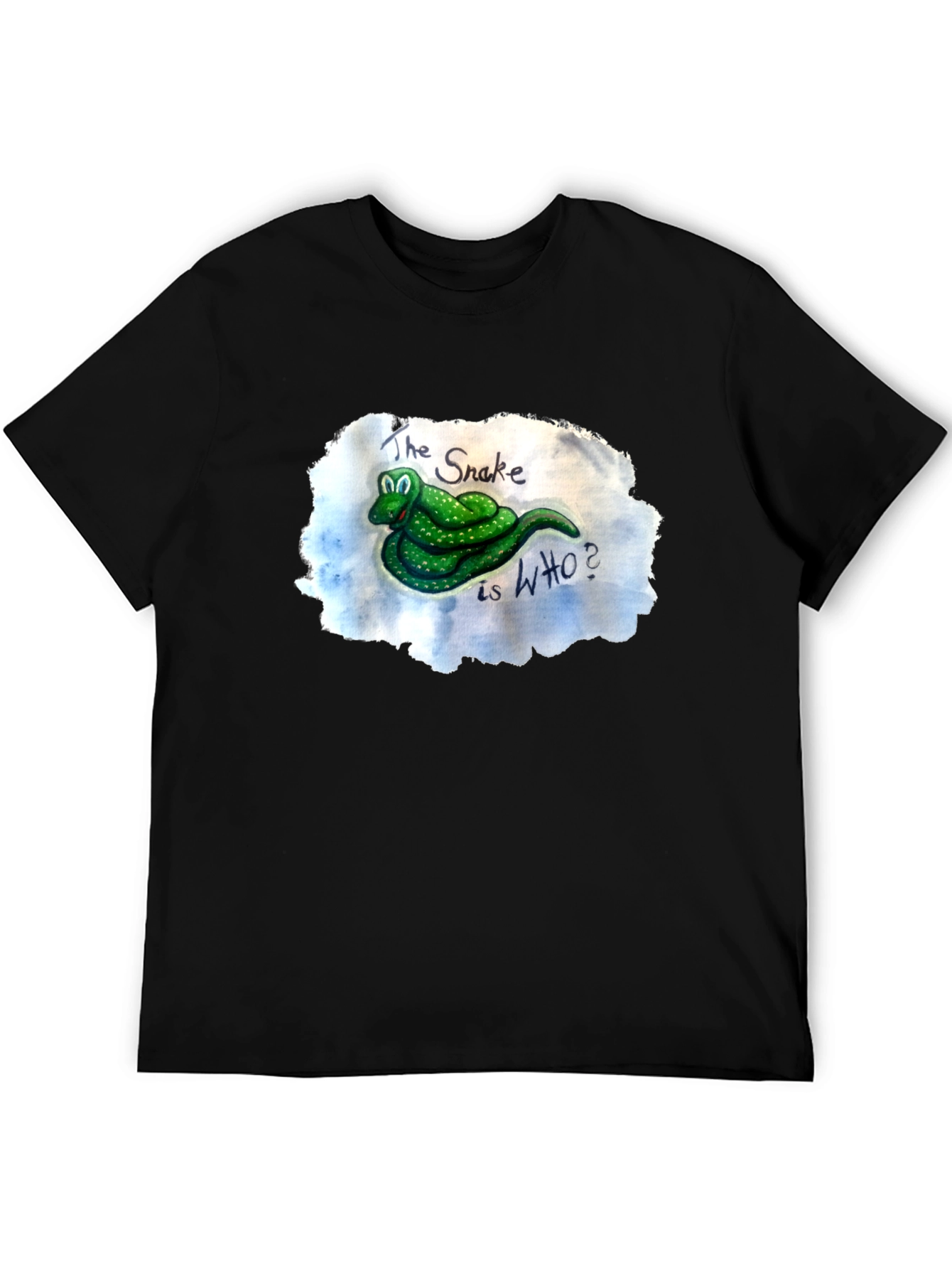 Black Snake WHO? Graphic Tee - Unique Design view 5