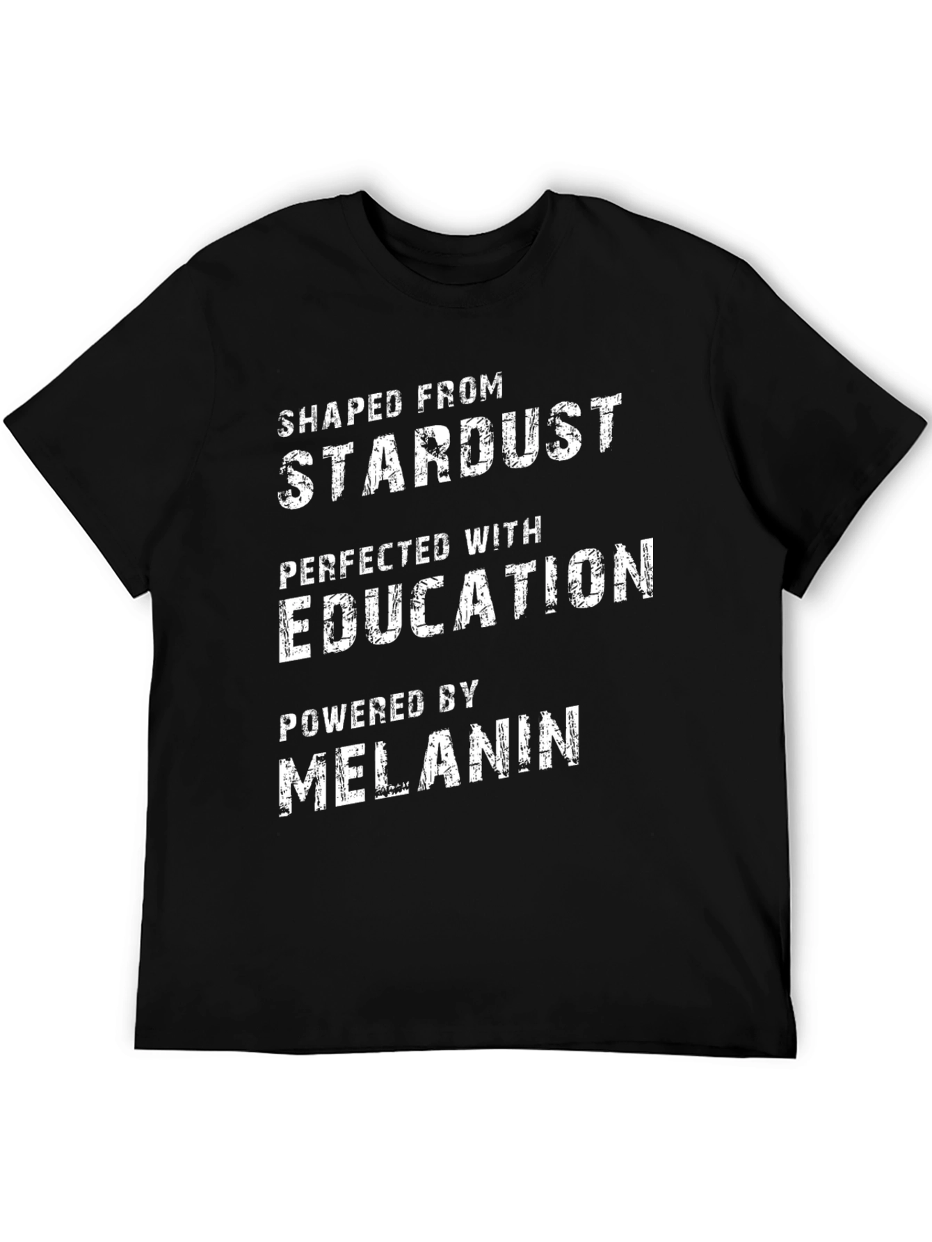 Black Stardust Education Melanin T-Shirt view 5