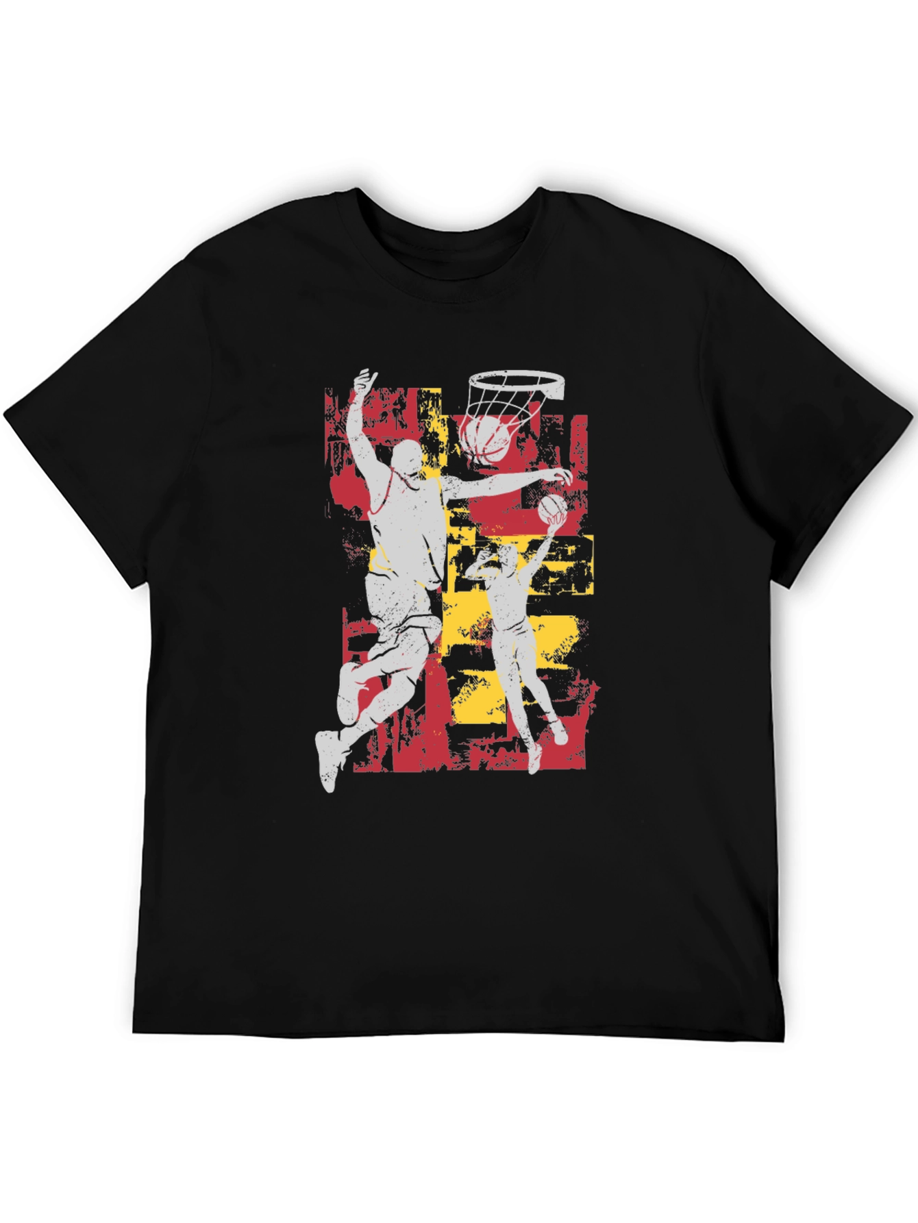 Black Basketball Graphic T-Shirt view 5