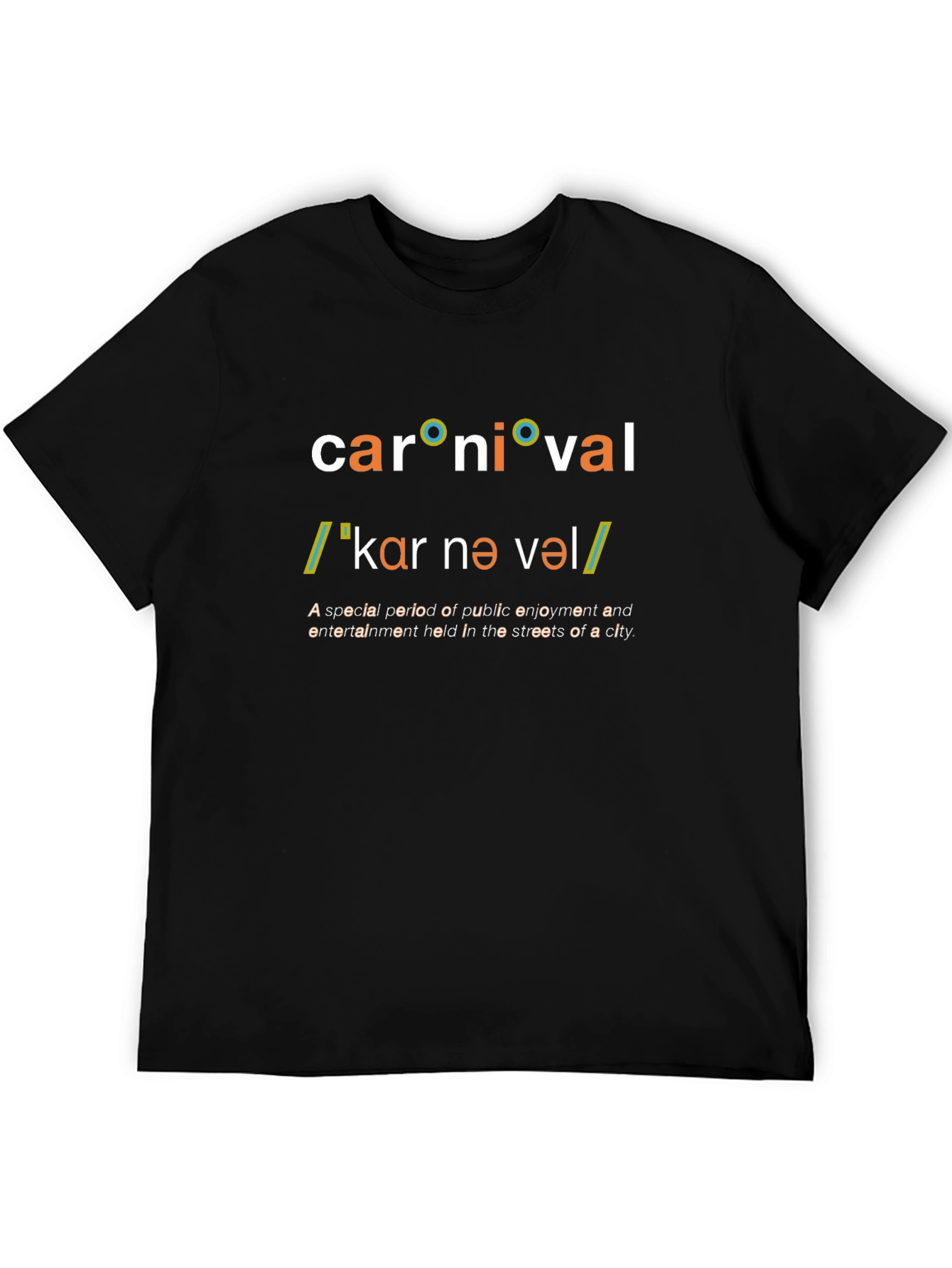 Black Carnival Definition T-Shirt view 5