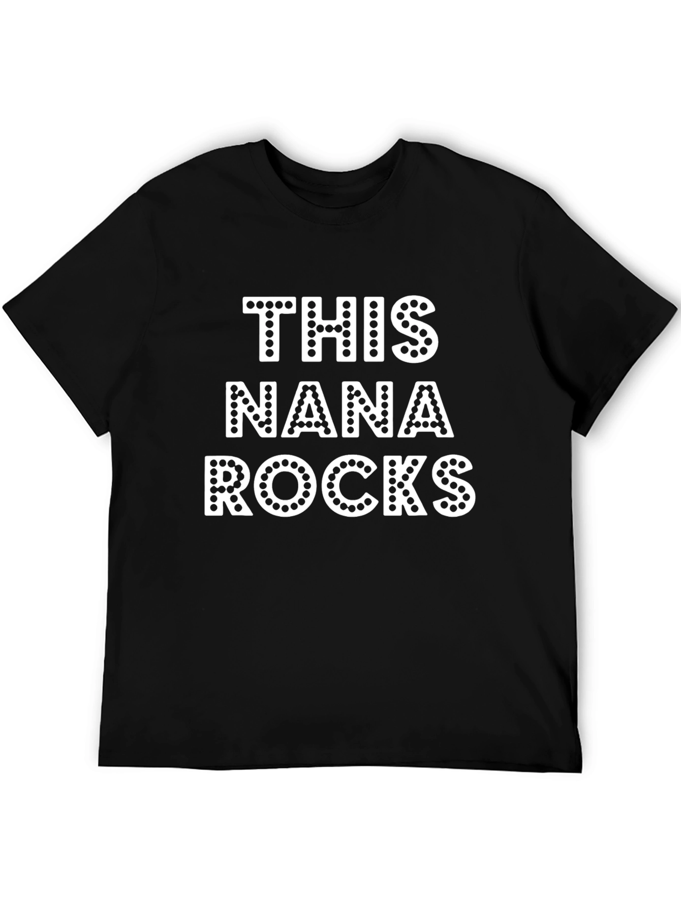 Black This Nana Rocks Black T-Shirt view 5