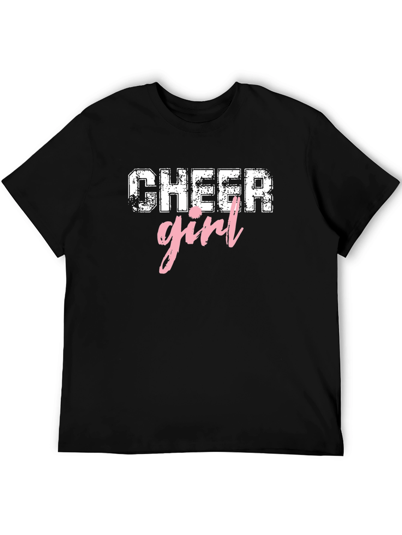 Black Cheer Girl Graphic Tee - Black view 5