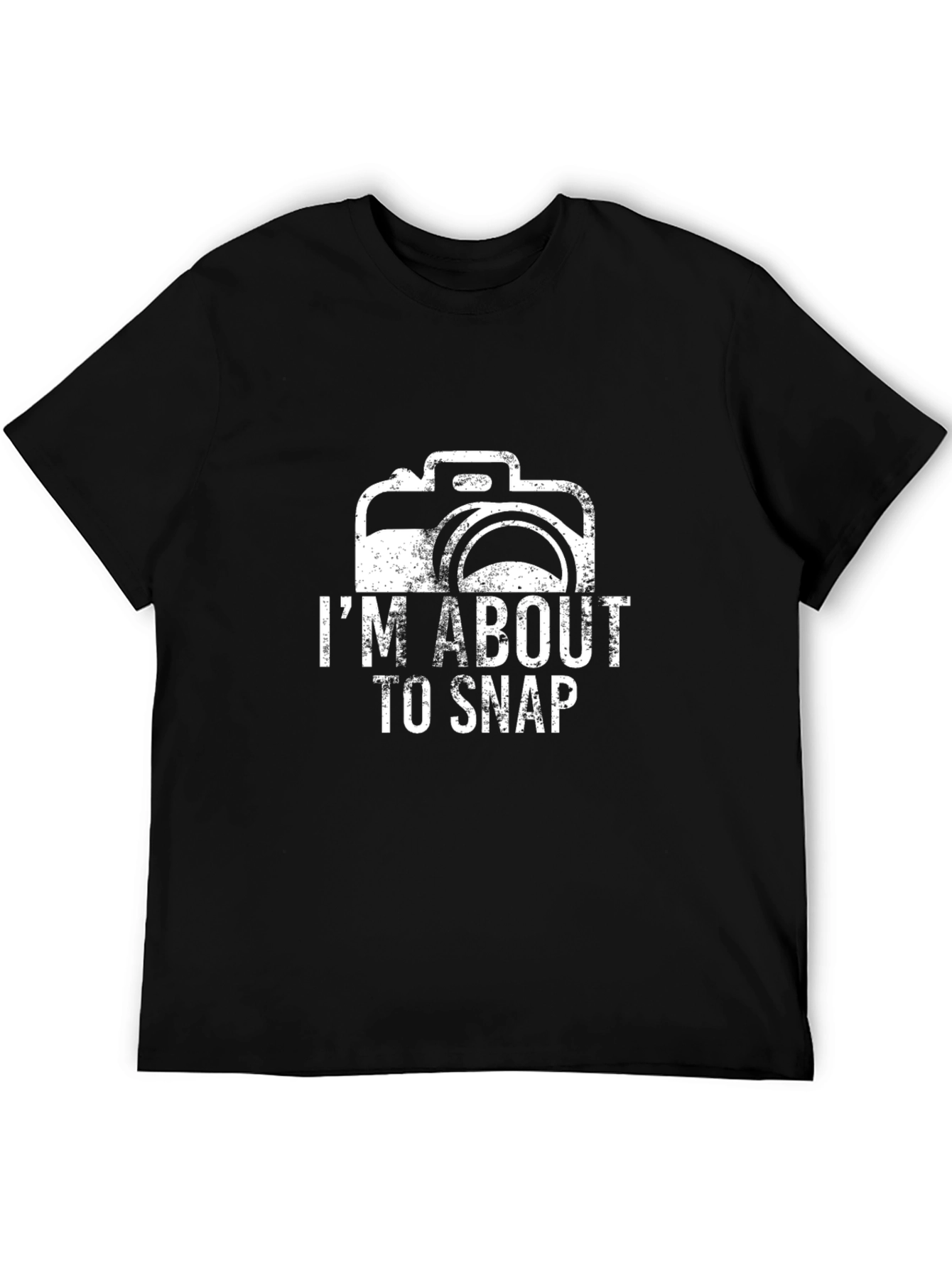 Black I'm About To Snap Camera Graphic Tee - Black view 5