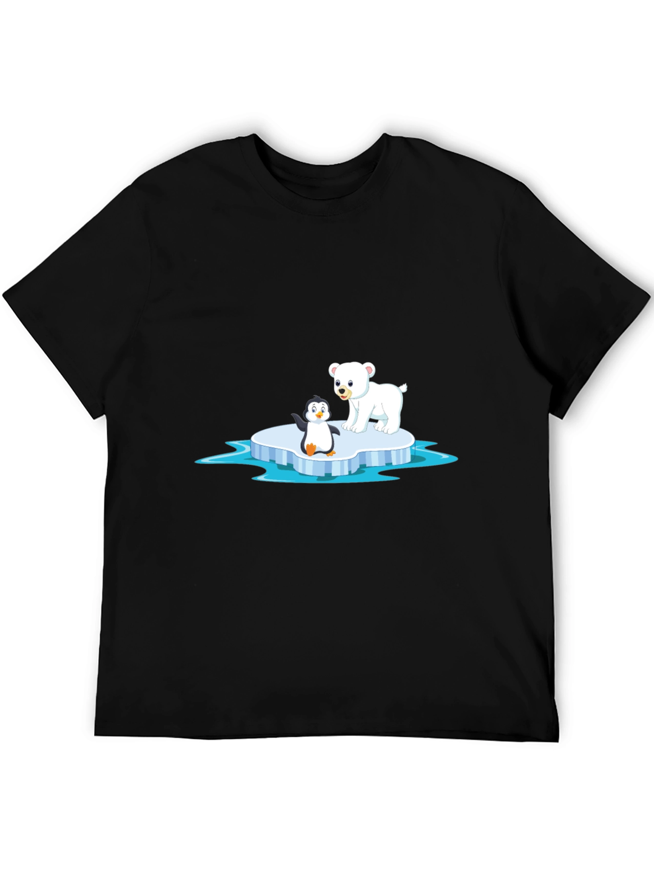Black Penguin & Polar Bear Ice T-Shirt view 5