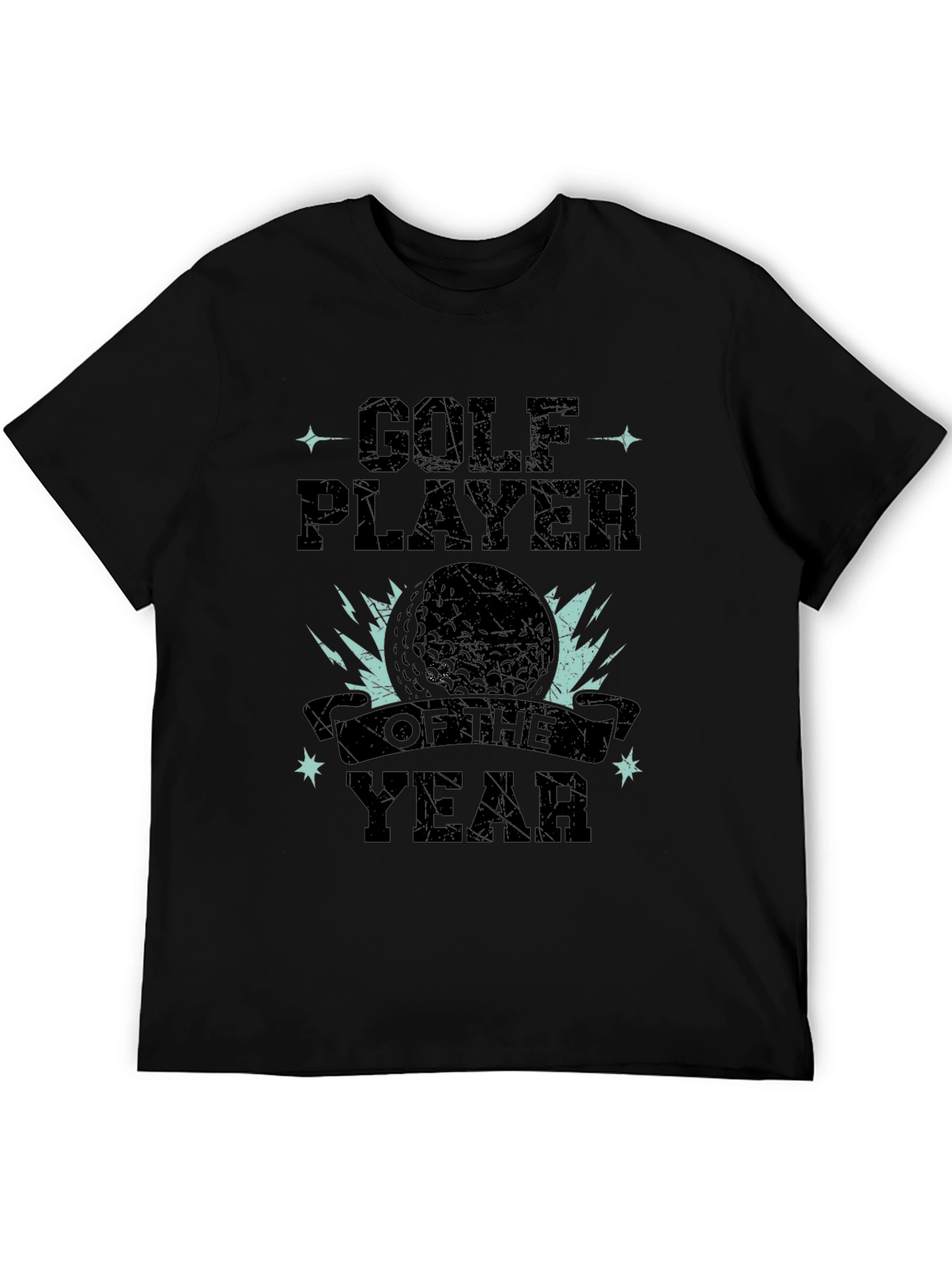 Black Golf Player of the Year T-Shirt view 5