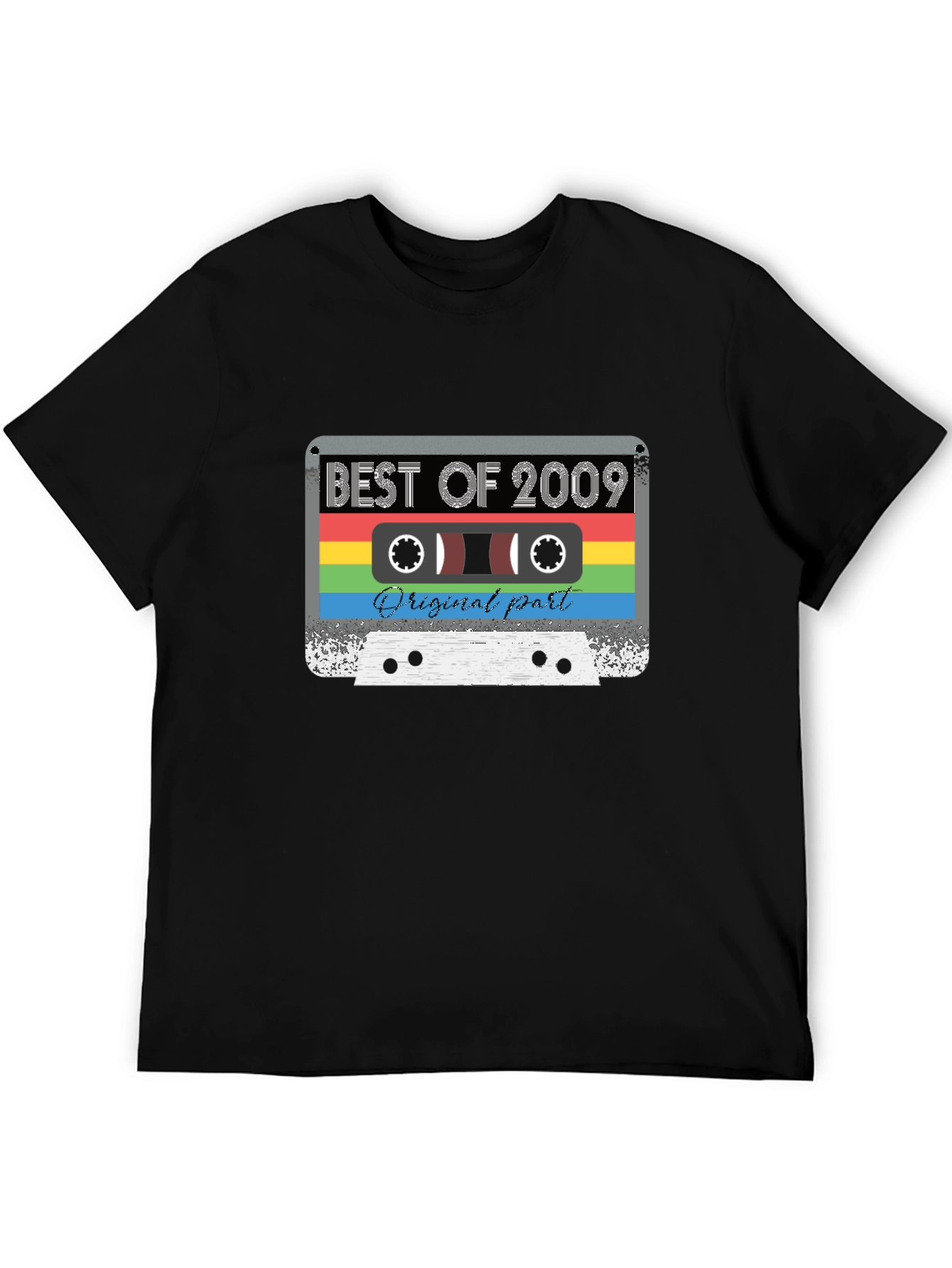 Black Best of 2009 Cassette Tape T-Shirt view 5