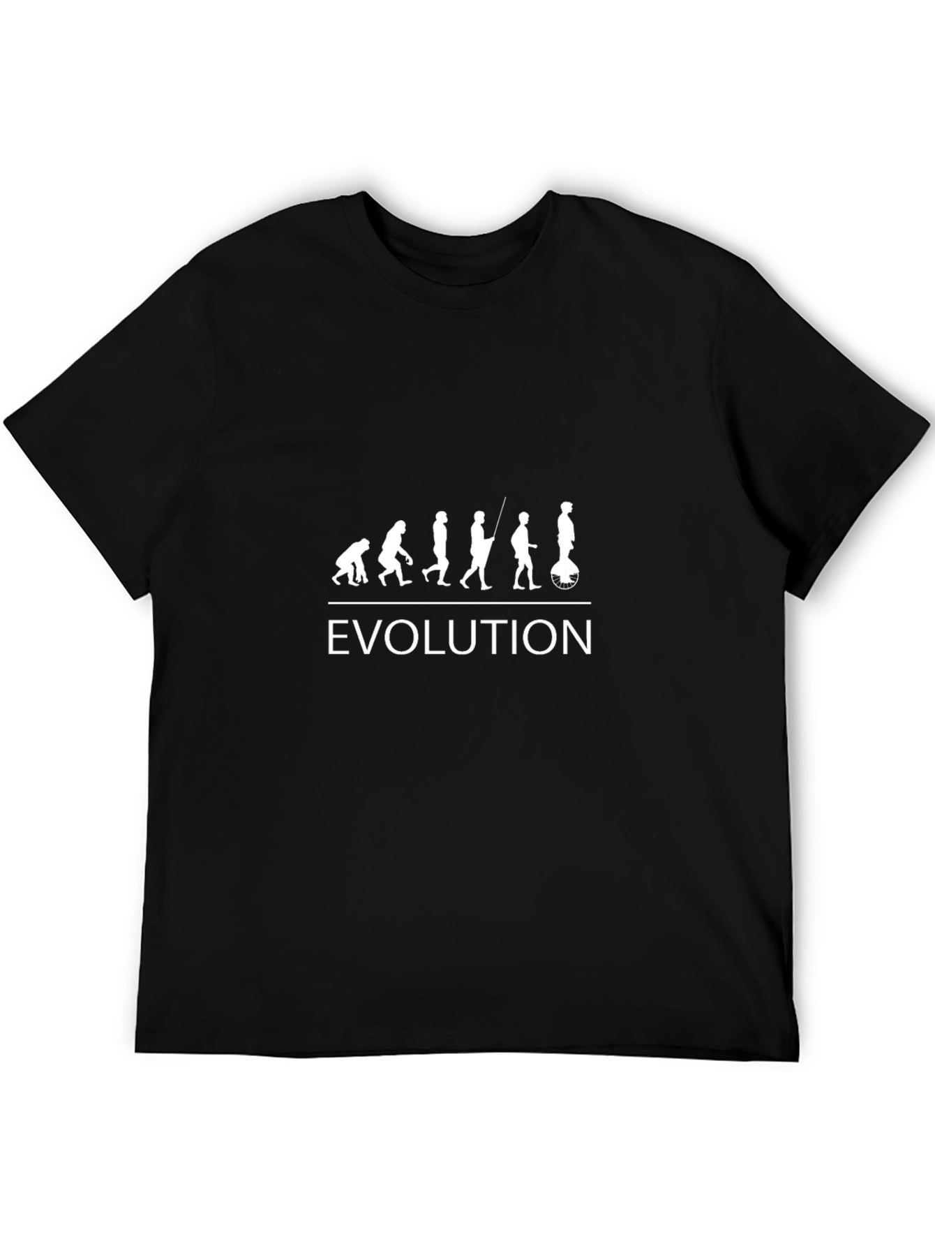 Black Evolution Drummer T-Shirt - Funny Music Tee view 5