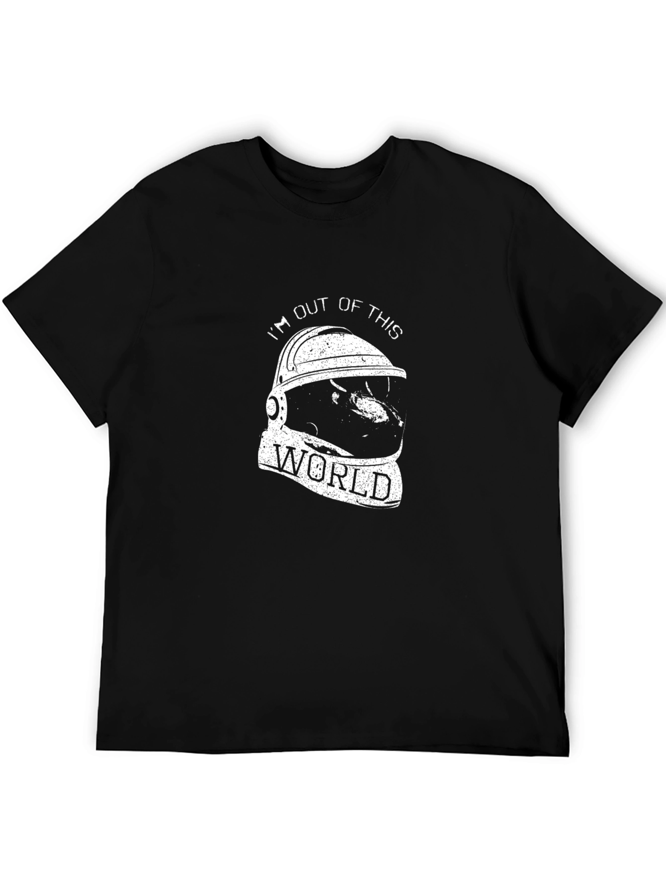 Black Out of This World Graphic T-Shirt - Black view 5