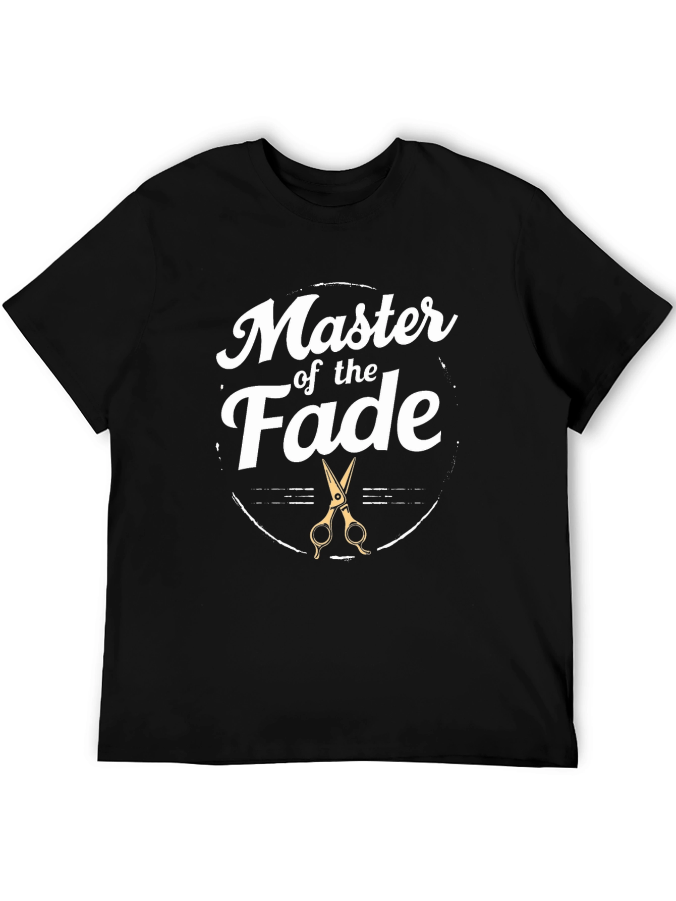 Black Master of the Fade Barber T-Shirt view 5