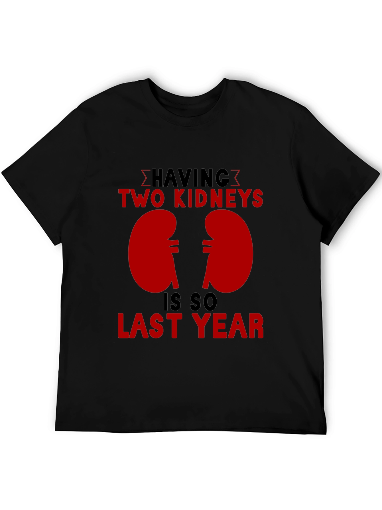 Black Funny Kidney Transplant T-Shirt view 5