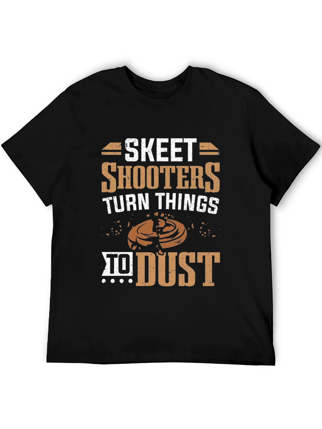 Black Skeet Shooters Turn Things to Dust T-Shirt view 5
