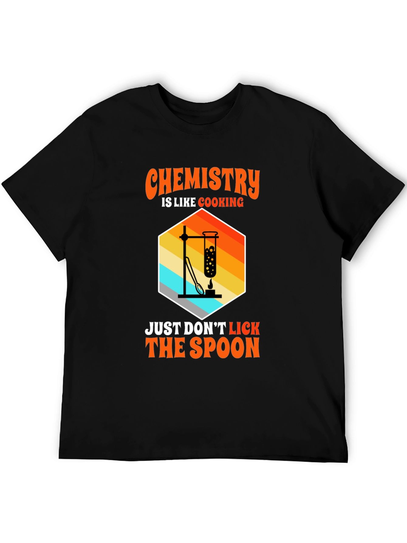 Black Chemistry is Like Cooking Funny T-Shirt view 5