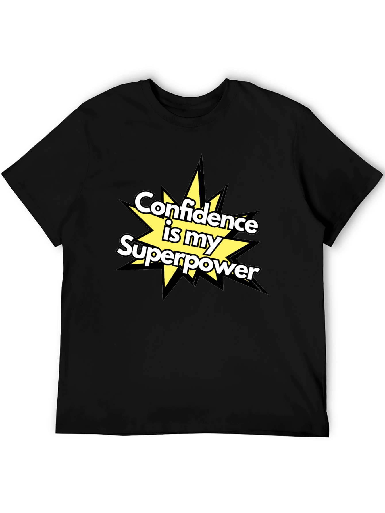 Black Confidence is my Superpower T-Shirt view 5