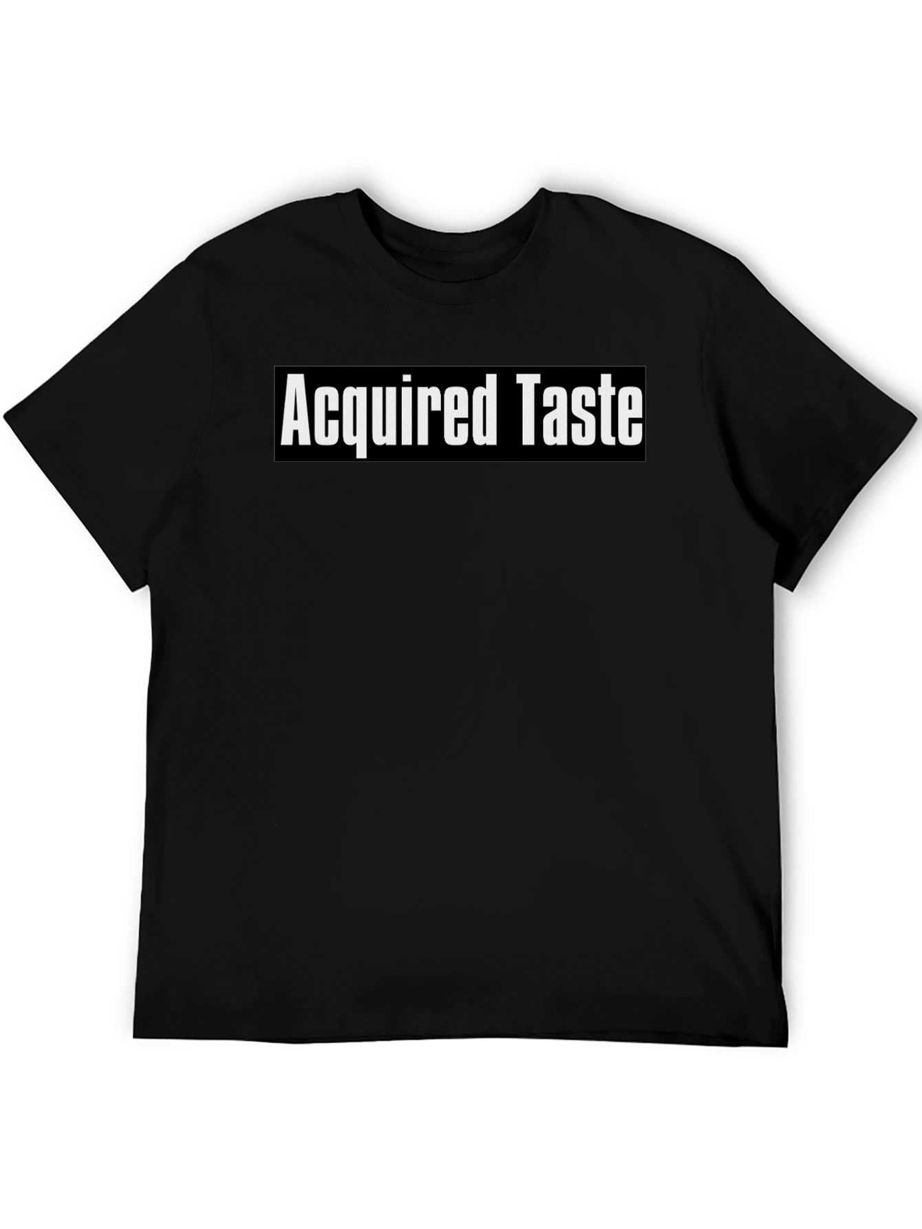 Black Acquired Taste Graphic Tee - Soft & Stylish Unisex T-Shirt view 5