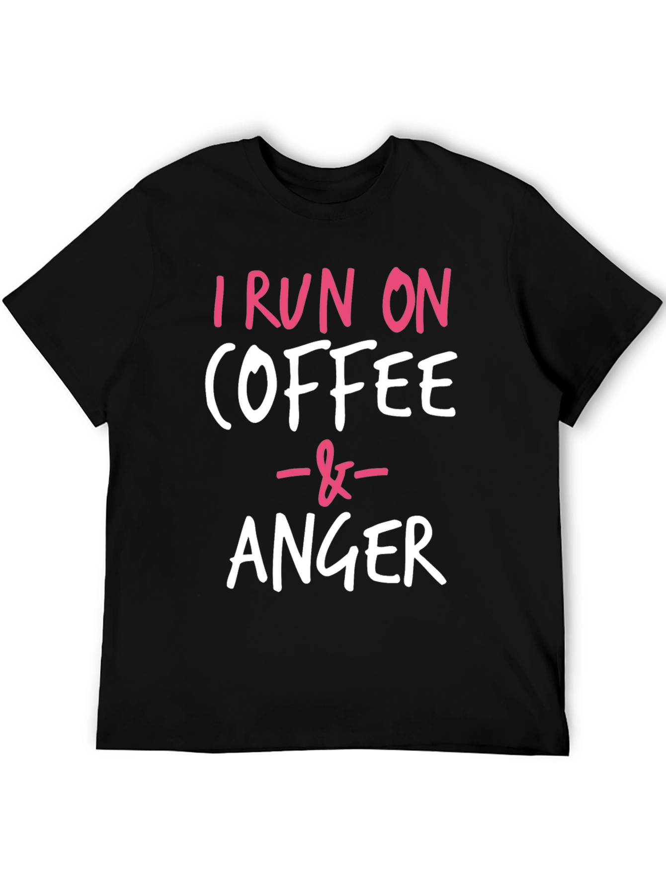 Black Coffee & Anger T-Shirt - Funny Slogan Tee view 5