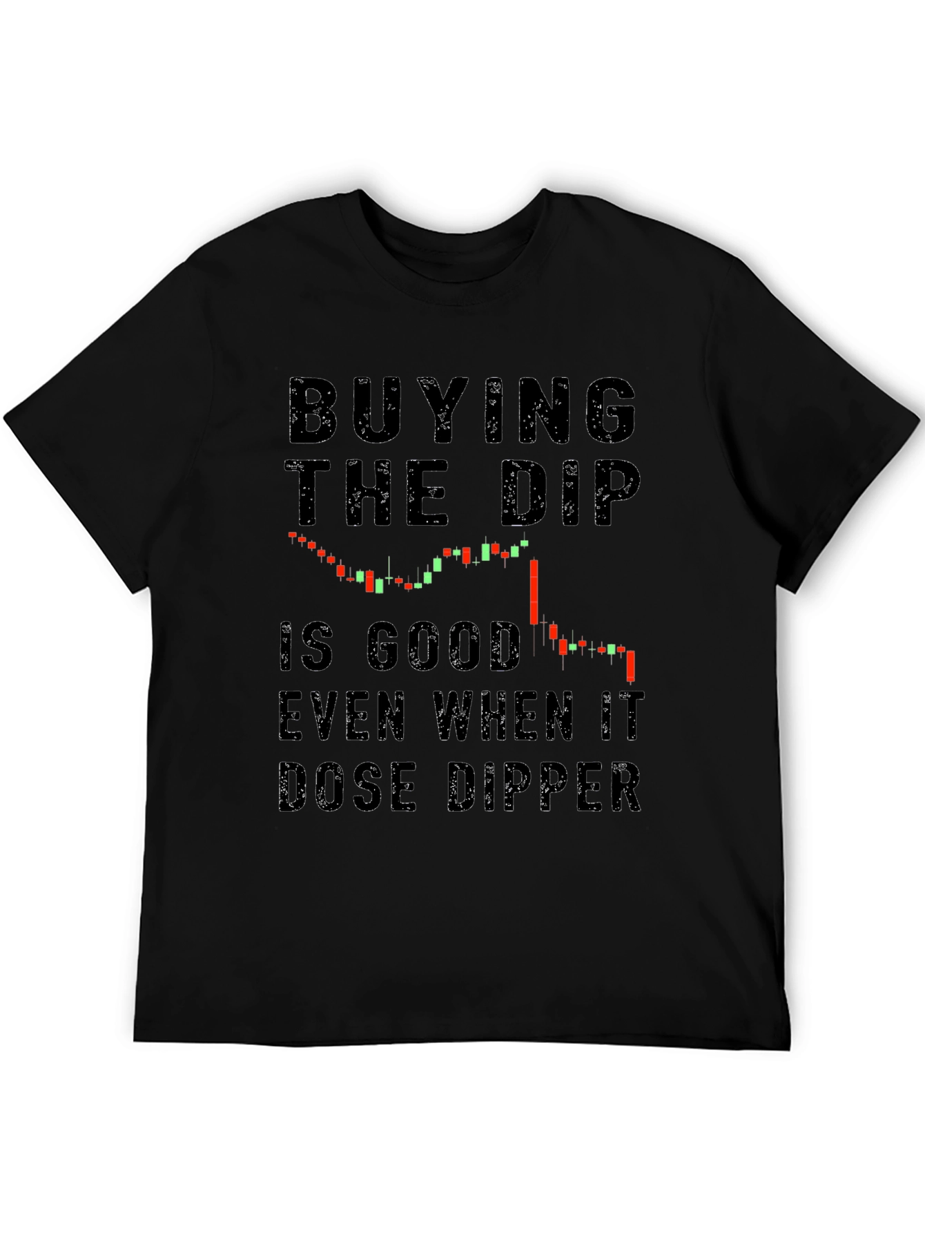 Black Buy the Dip Black T-Shirt view 5