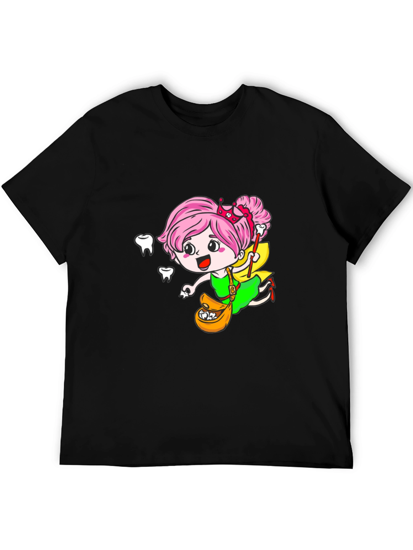 Black Tooth Fairy Graphic Black Tee view 5