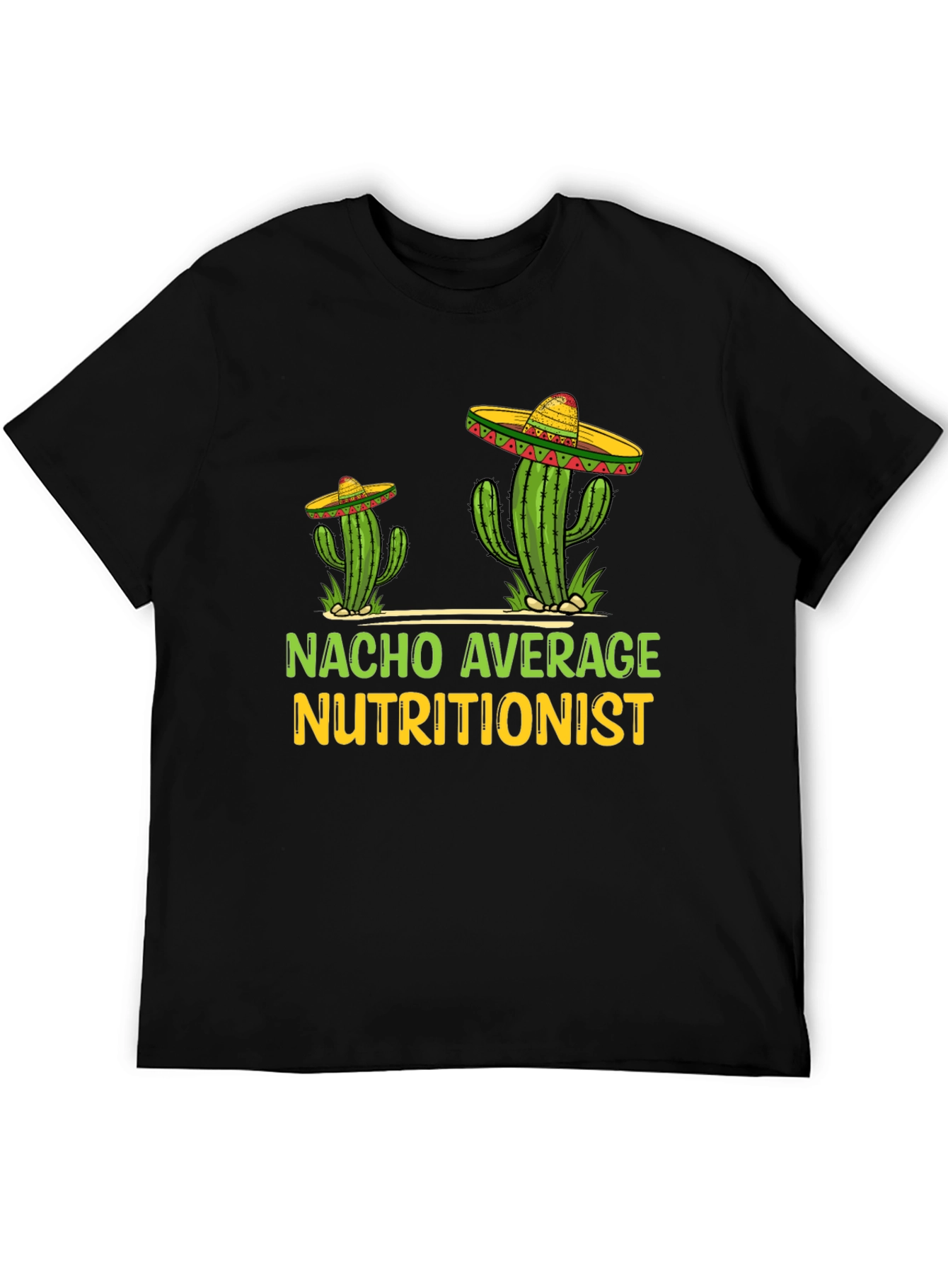 Black Nacho Average Nutritionist Graphic Tee view 5