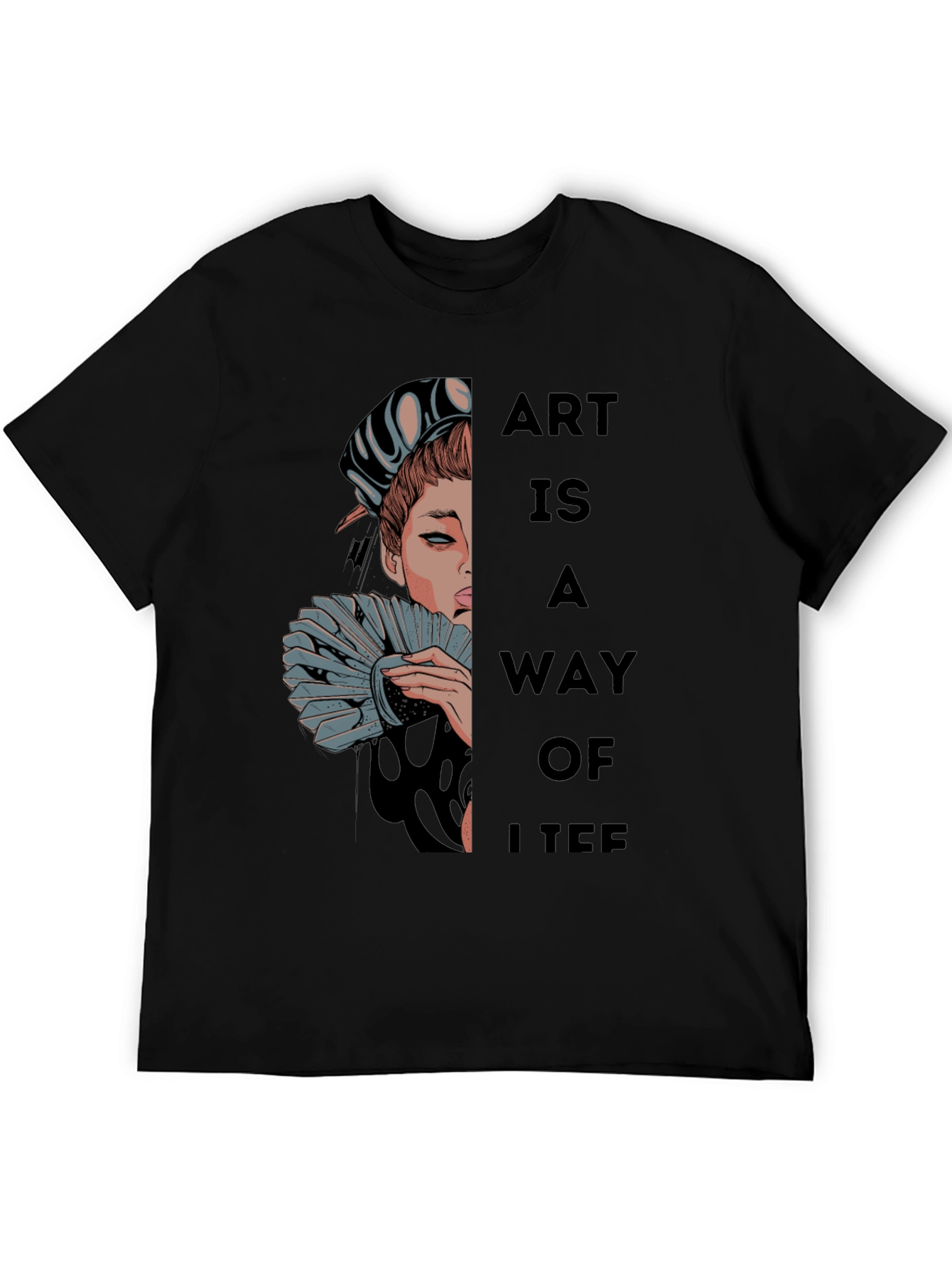 Black Art Is A Way Of Life Graphic Tee view 5