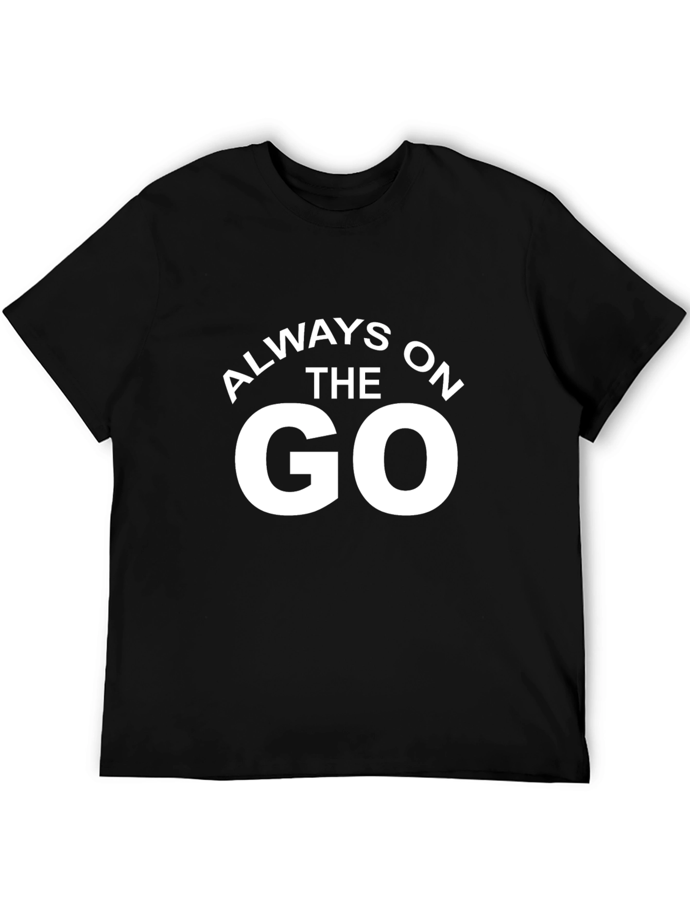 Black Always On The Go Black Graphic Tee view 5