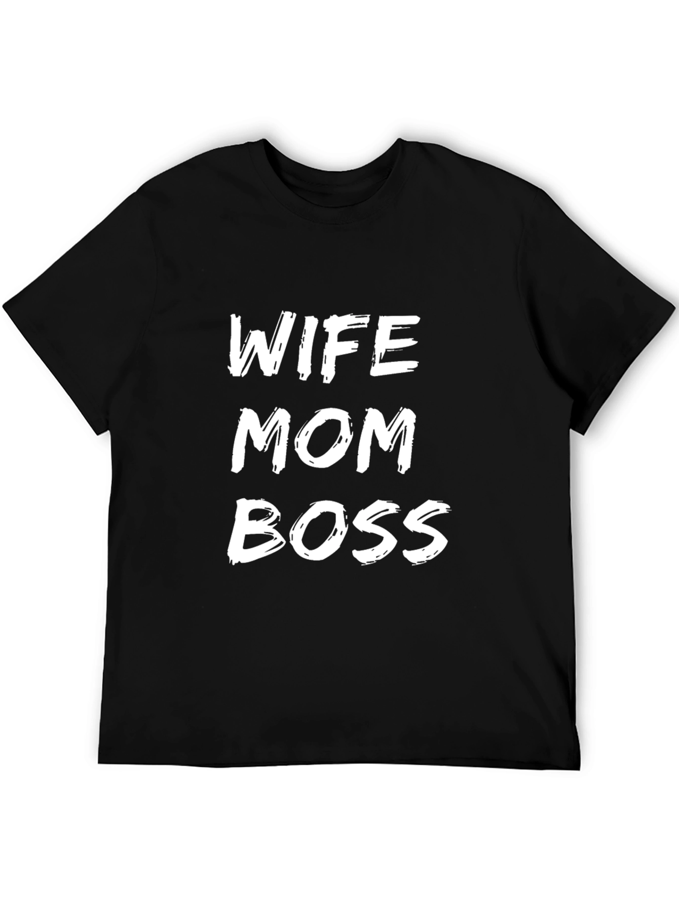 Black Wife Mom Boss Graphic T-Shirt - Stylish & Empowering view 5