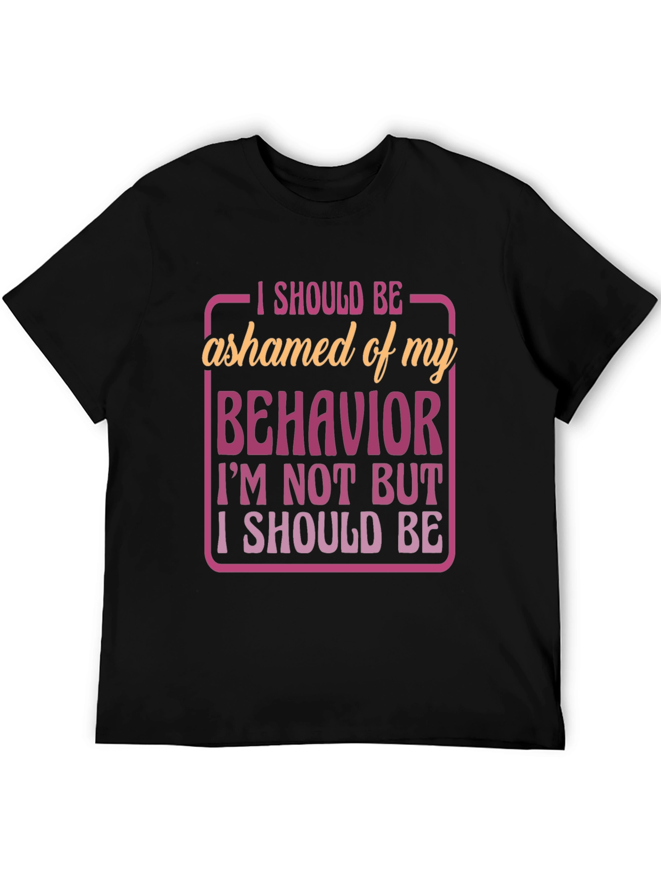 Funny Behavior Graphic T-Shirt - 5