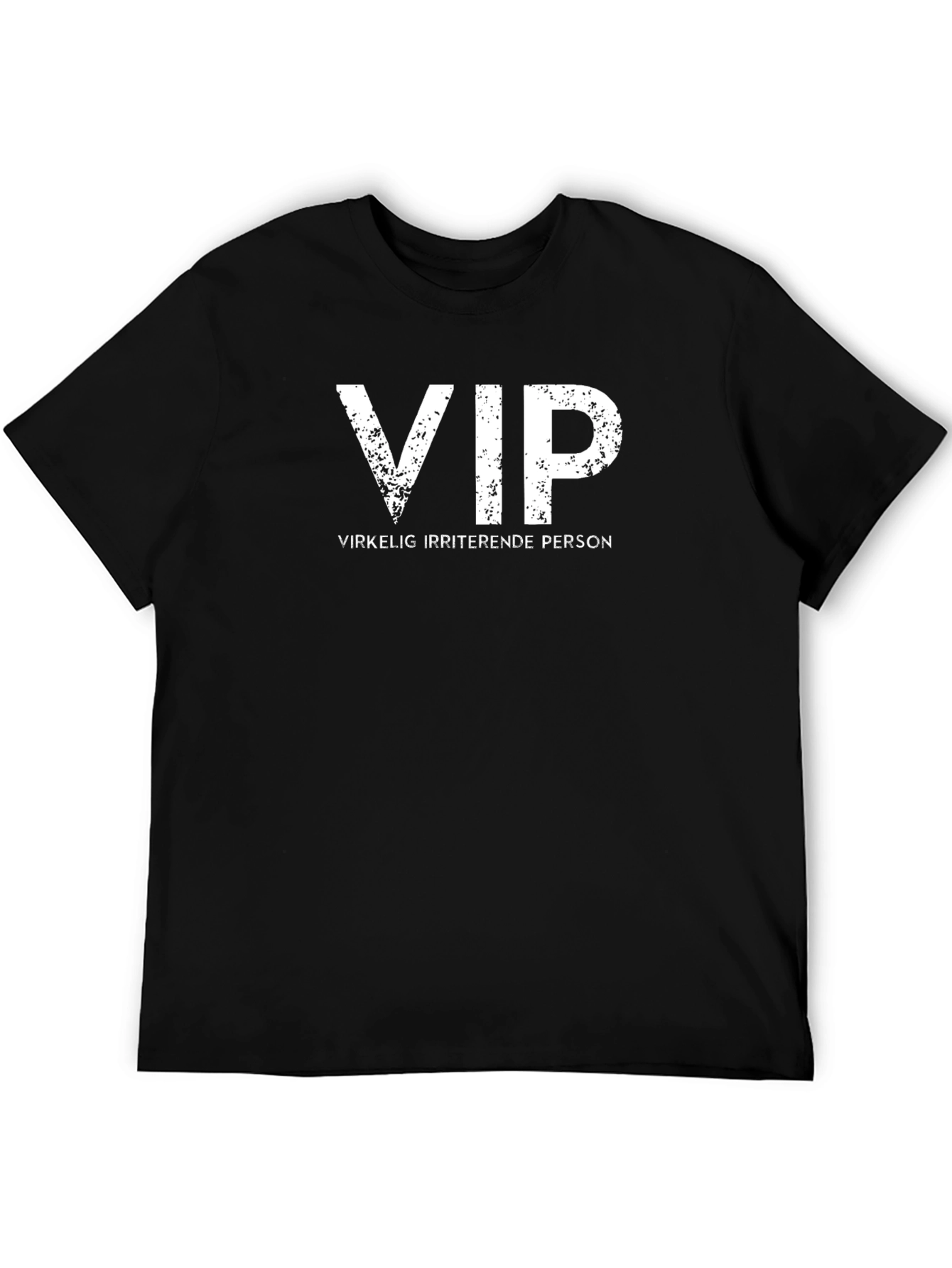Black VIP Irriterende Person Graphic Tee view 5