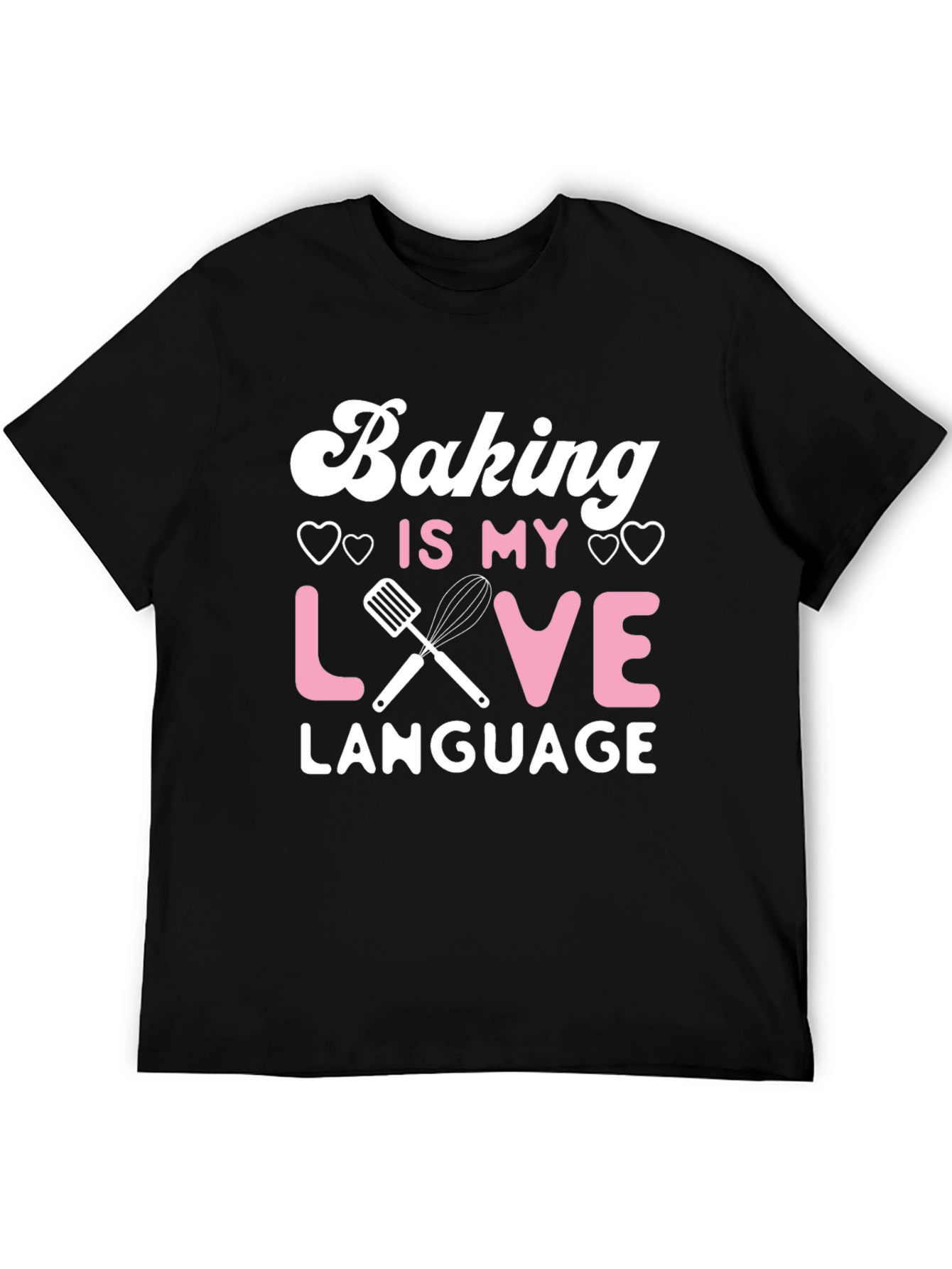 Black Baking is My Love Language T-Shirt - Baker Gift view 5