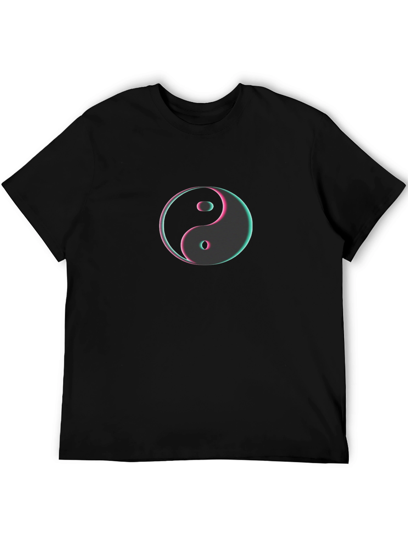 Black Yin Yang Graphic Tee - Stylish Comfort view 5