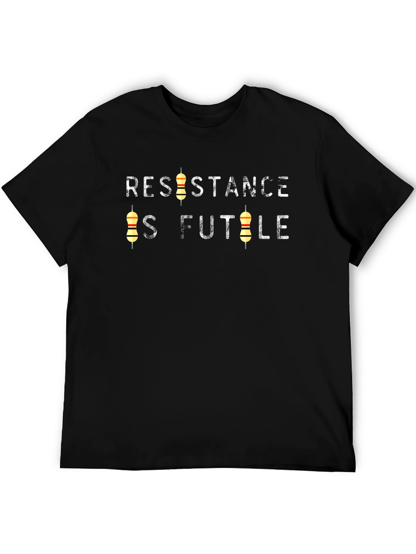 Black Resistance is Futile T-Shirt - Geeky & Comfortable view 5